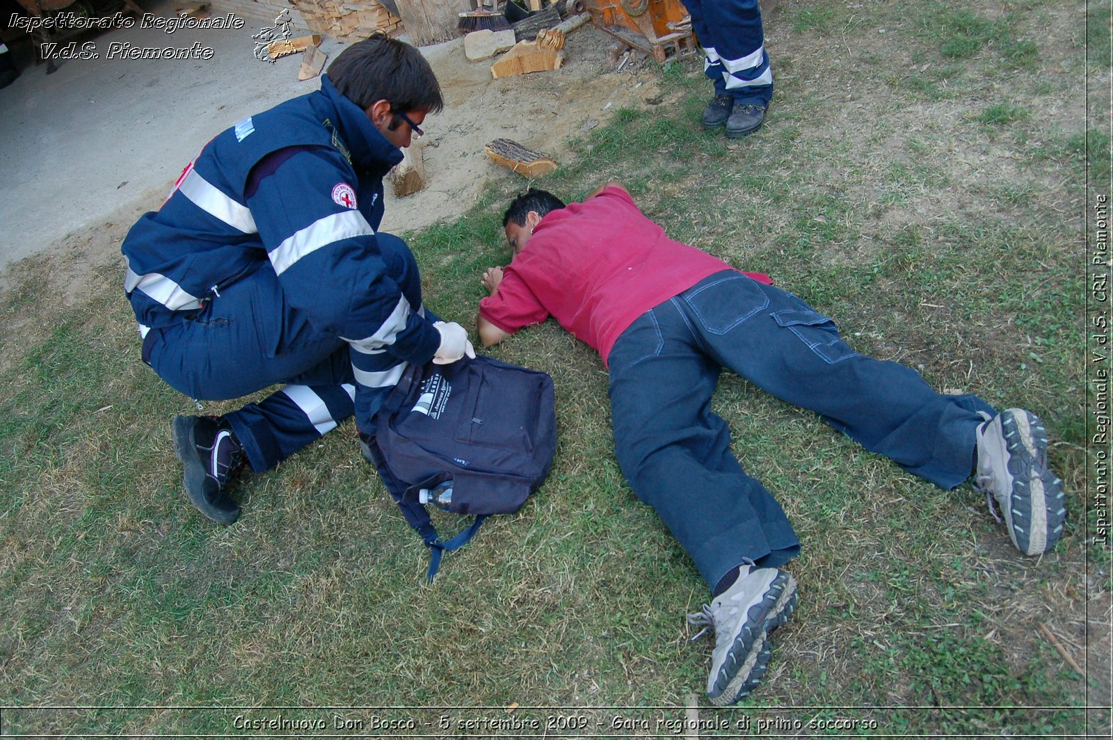 Castelnuovo Don Bosco - 5 settembre 2009 - Gara regionale di primo soccorso -  Croce Rossa Italiana - Ispettorato Regionale Volontari del Soccorso Piemonte