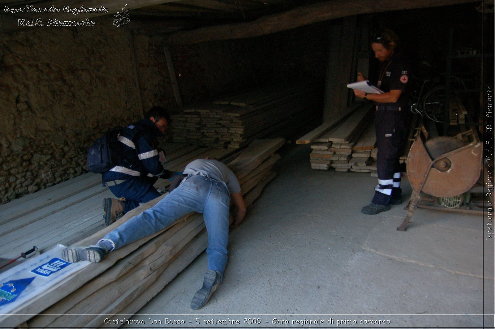 Castelnuovo Don Bosco - 5 settembre 2009 - Gara regionale di primo soccorso -  Croce Rossa Italiana - Ispettorato Regionale Volontari del Soccorso Piemonte