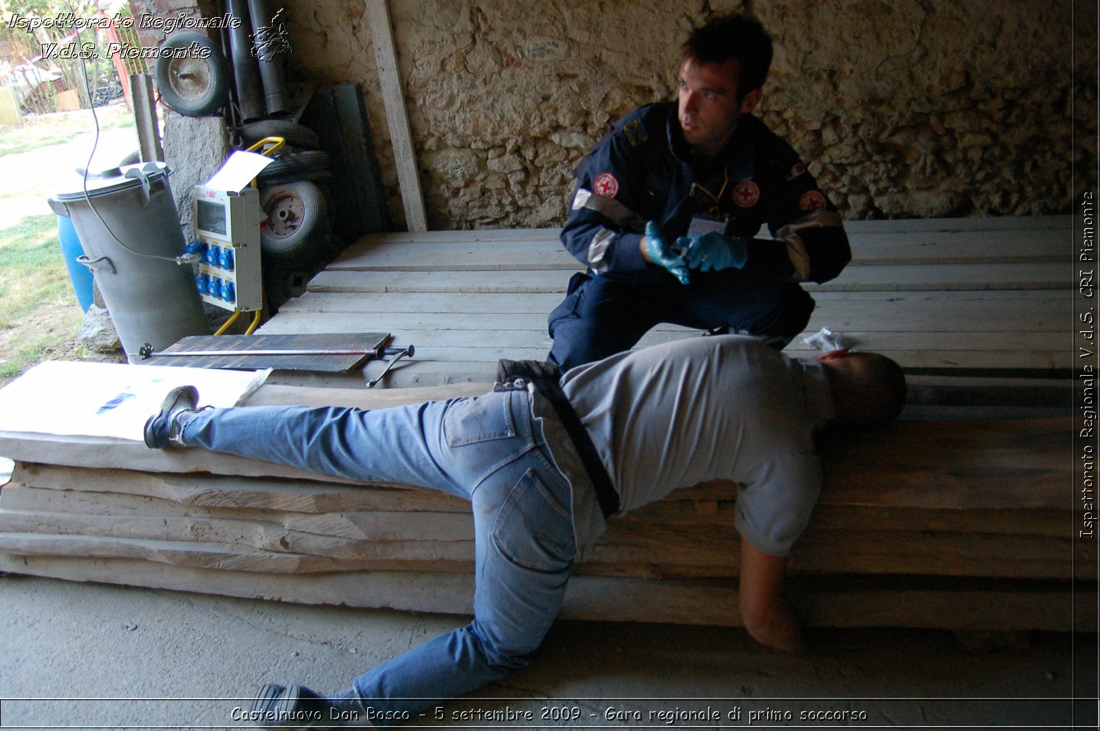 Castelnuovo Don Bosco - 5 settembre 2009 - Gara regionale di primo soccorso -  Croce Rossa Italiana - Ispettorato Regionale Volontari del Soccorso Piemonte