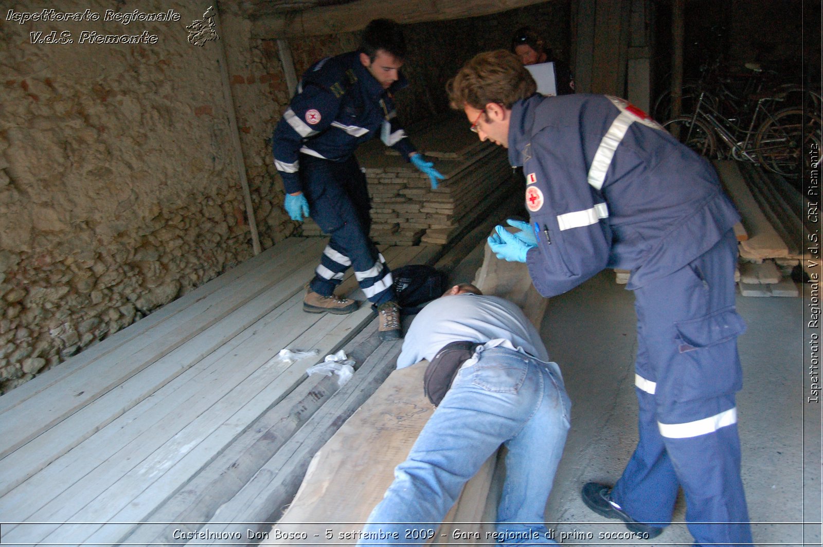 Castelnuovo Don Bosco - 5 settembre 2009 - Gara regionale di primo soccorso -  Croce Rossa Italiana - Ispettorato Regionale Volontari del Soccorso Piemonte