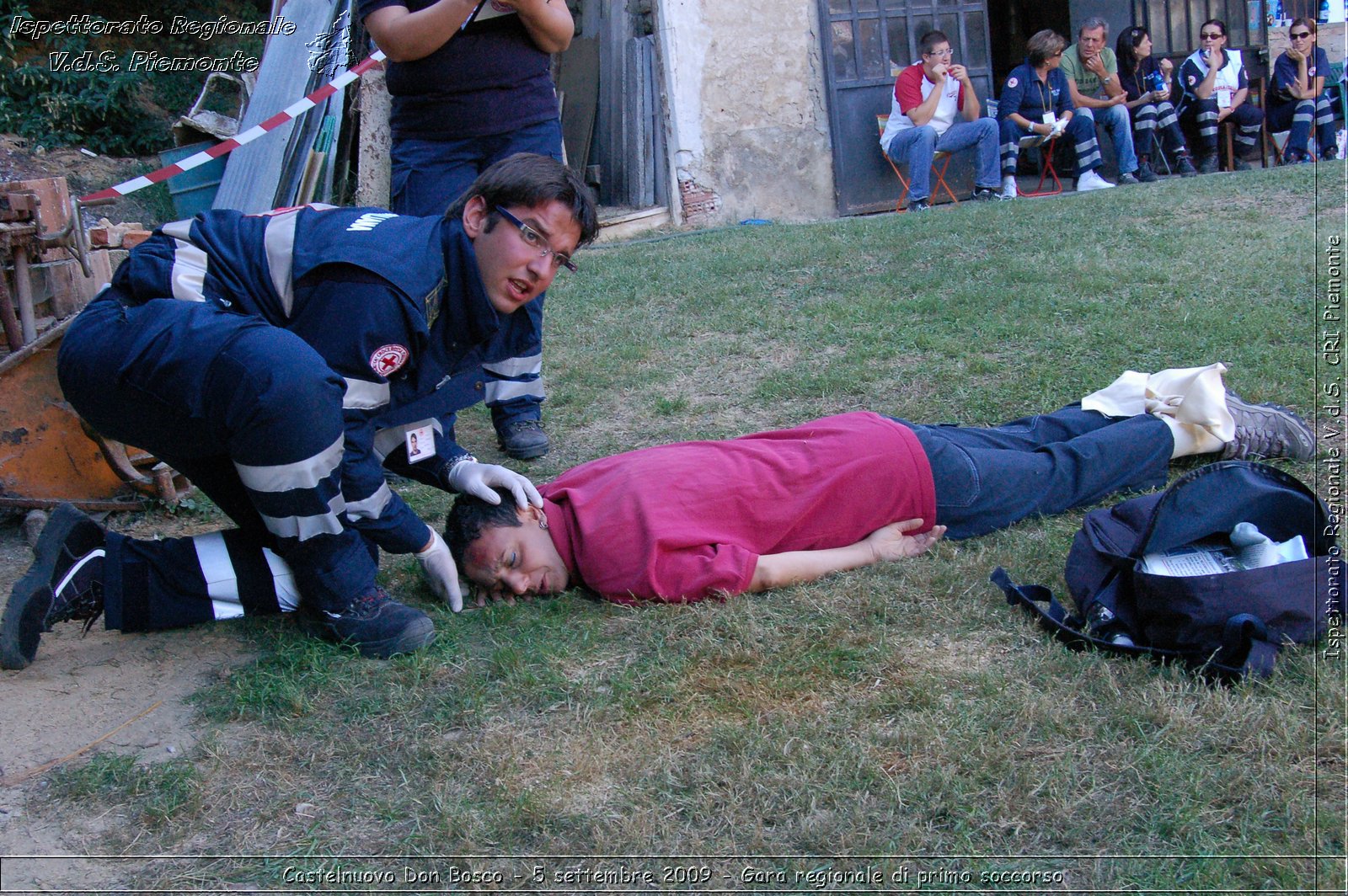 Castelnuovo Don Bosco - 5 settembre 2009 - Gara regionale di primo soccorso -  Croce Rossa Italiana - Ispettorato Regionale Volontari del Soccorso Piemonte