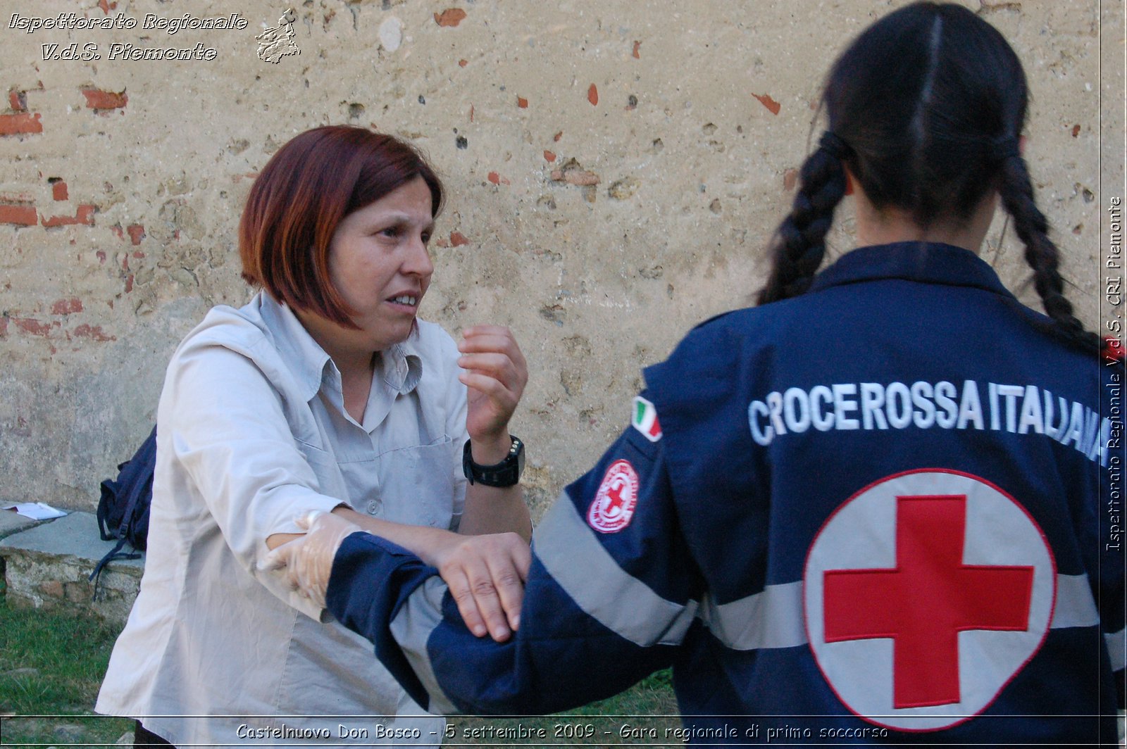 Castelnuovo Don Bosco - 5 settembre 2009 - Gara regionale di primo soccorso -  Croce Rossa Italiana - Ispettorato Regionale Volontari del Soccorso Piemonte