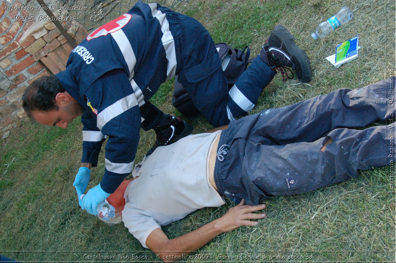 Castelnuovo Don Bosco - 5 settembre 2009 - Gara regionale di primo soccorso -  Croce Rossa Italiana - Ispettorato Regionale Volontari del Soccorso Piemonte