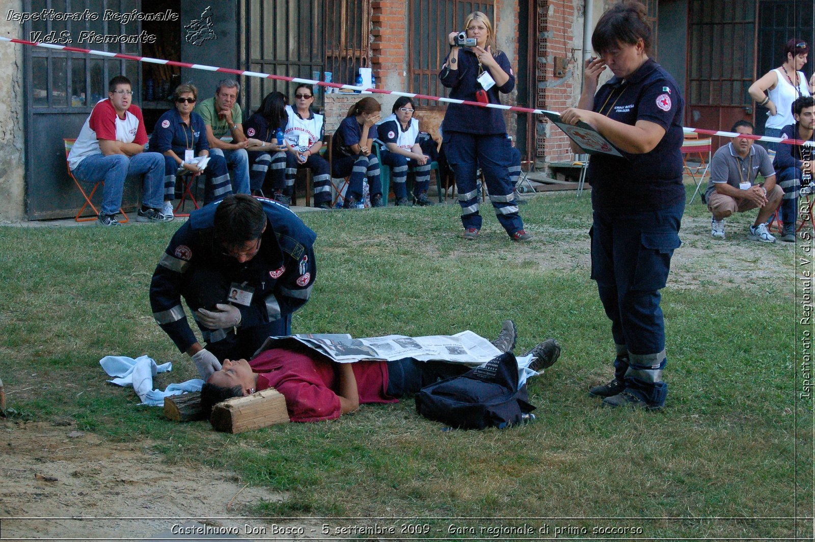 Castelnuovo Don Bosco - 5 settembre 2009 - Gara regionale di primo soccorso -  Croce Rossa Italiana - Ispettorato Regionale Volontari del Soccorso Piemonte