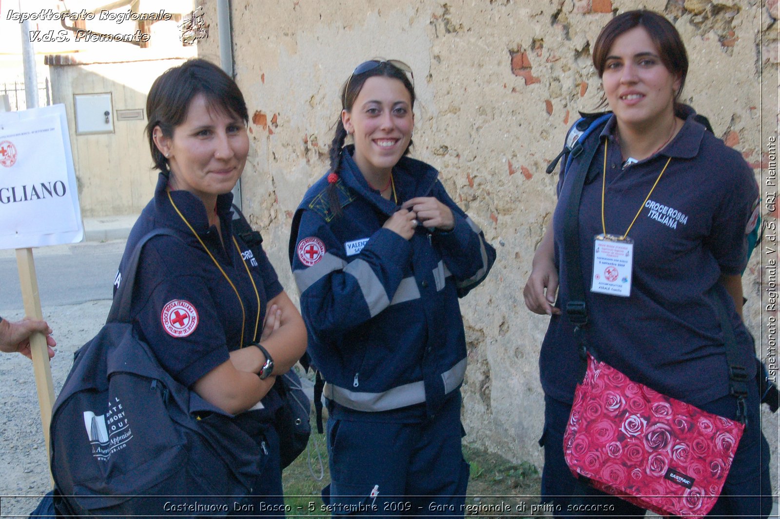 Castelnuovo Don Bosco - 5 settembre 2009 - Gara regionale di primo soccorso -  Croce Rossa Italiana - Ispettorato Regionale Volontari del Soccorso Piemonte