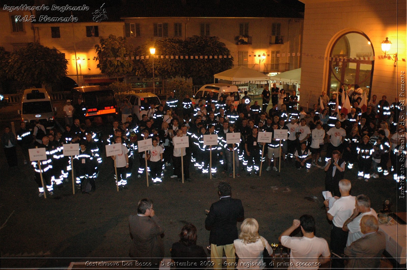 Castelnuovo Don Bosco - 5 settembre 2009 - Gara regionale di primo soccorso -  Croce Rossa Italiana - Ispettorato Regionale Volontari del Soccorso Piemonte