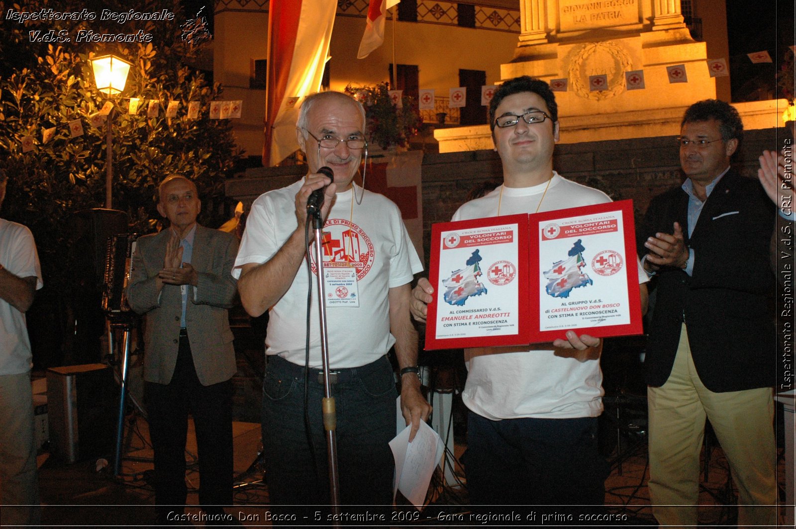 Castelnuovo Don Bosco - 5 settembre 2009 - Gara regionale di primo soccorso -  Croce Rossa Italiana - Ispettorato Regionale Volontari del Soccorso Piemonte