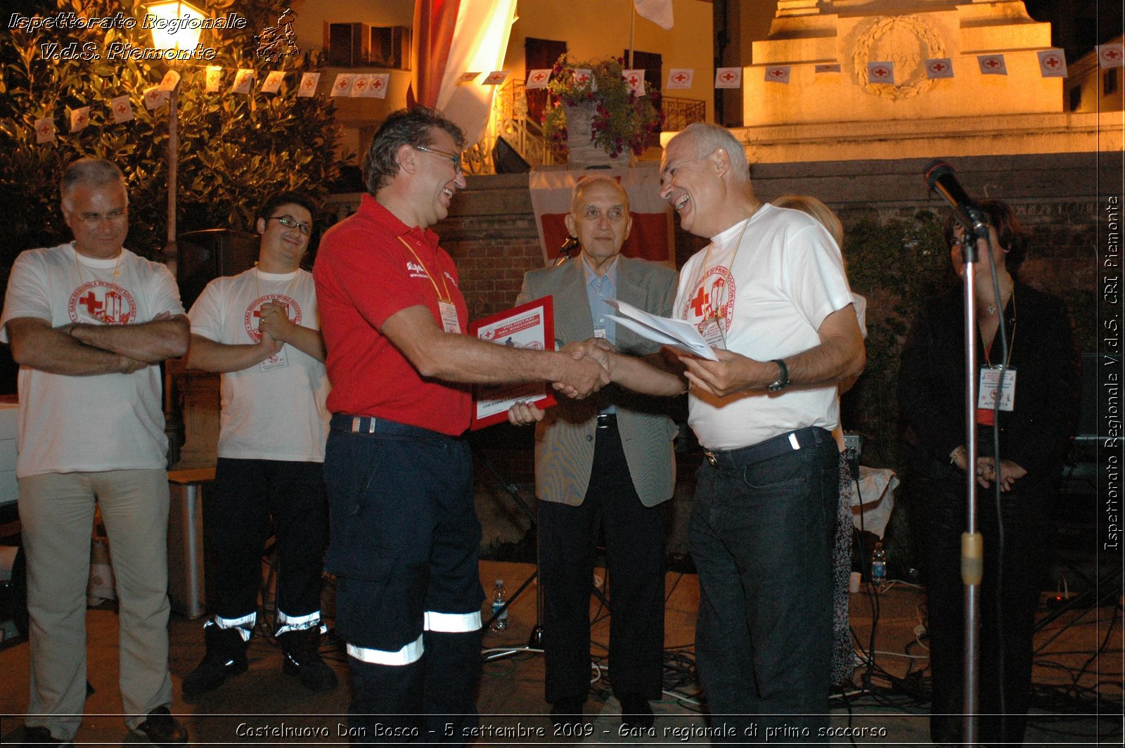 Castelnuovo Don Bosco - 5 settembre 2009 - Gara regionale di primo soccorso -  Croce Rossa Italiana - Ispettorato Regionale Volontari del Soccorso Piemonte