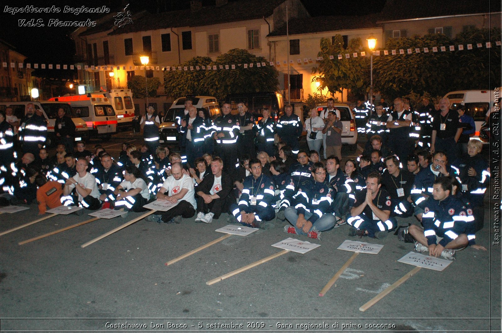 Castelnuovo Don Bosco - 5 settembre 2009 - Gara regionale di primo soccorso -  Croce Rossa Italiana - Ispettorato Regionale Volontari del Soccorso Piemonte