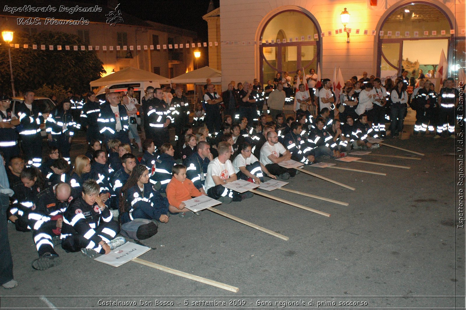 Castelnuovo Don Bosco - 5 settembre 2009 - Gara regionale di primo soccorso -  Croce Rossa Italiana - Ispettorato Regionale Volontari del Soccorso Piemonte