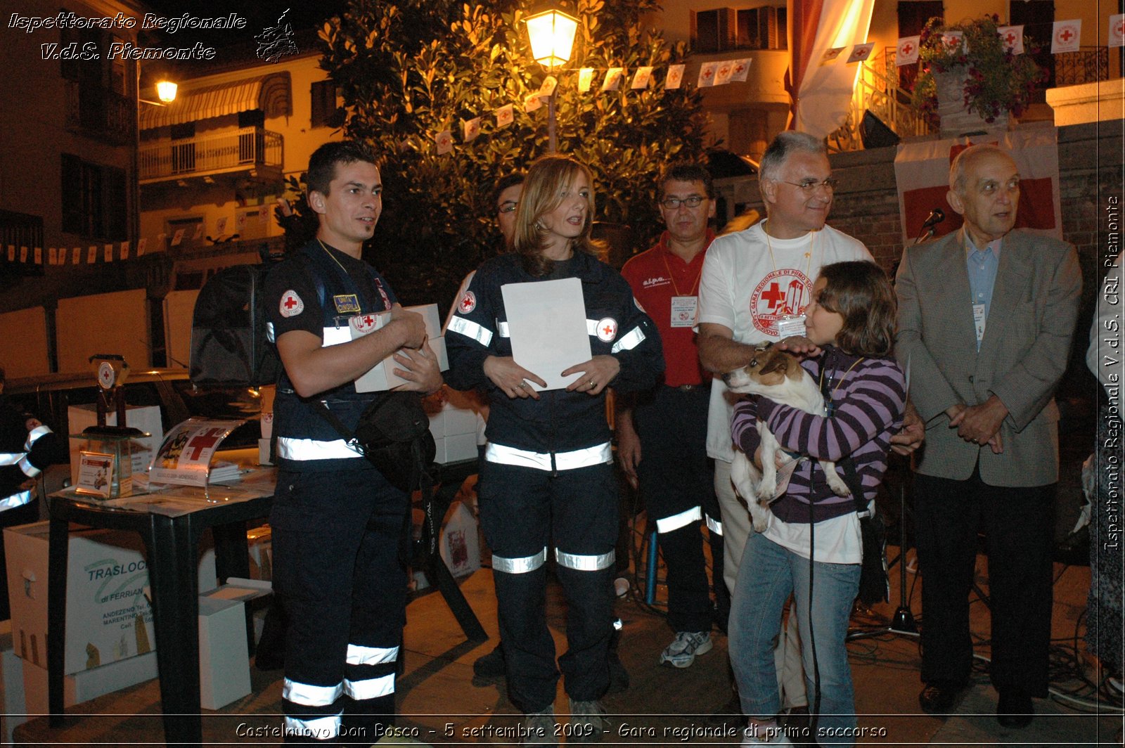 Castelnuovo Don Bosco - 5 settembre 2009 - Gara regionale di primo soccorso -  Croce Rossa Italiana - Ispettorato Regionale Volontari del Soccorso Piemonte