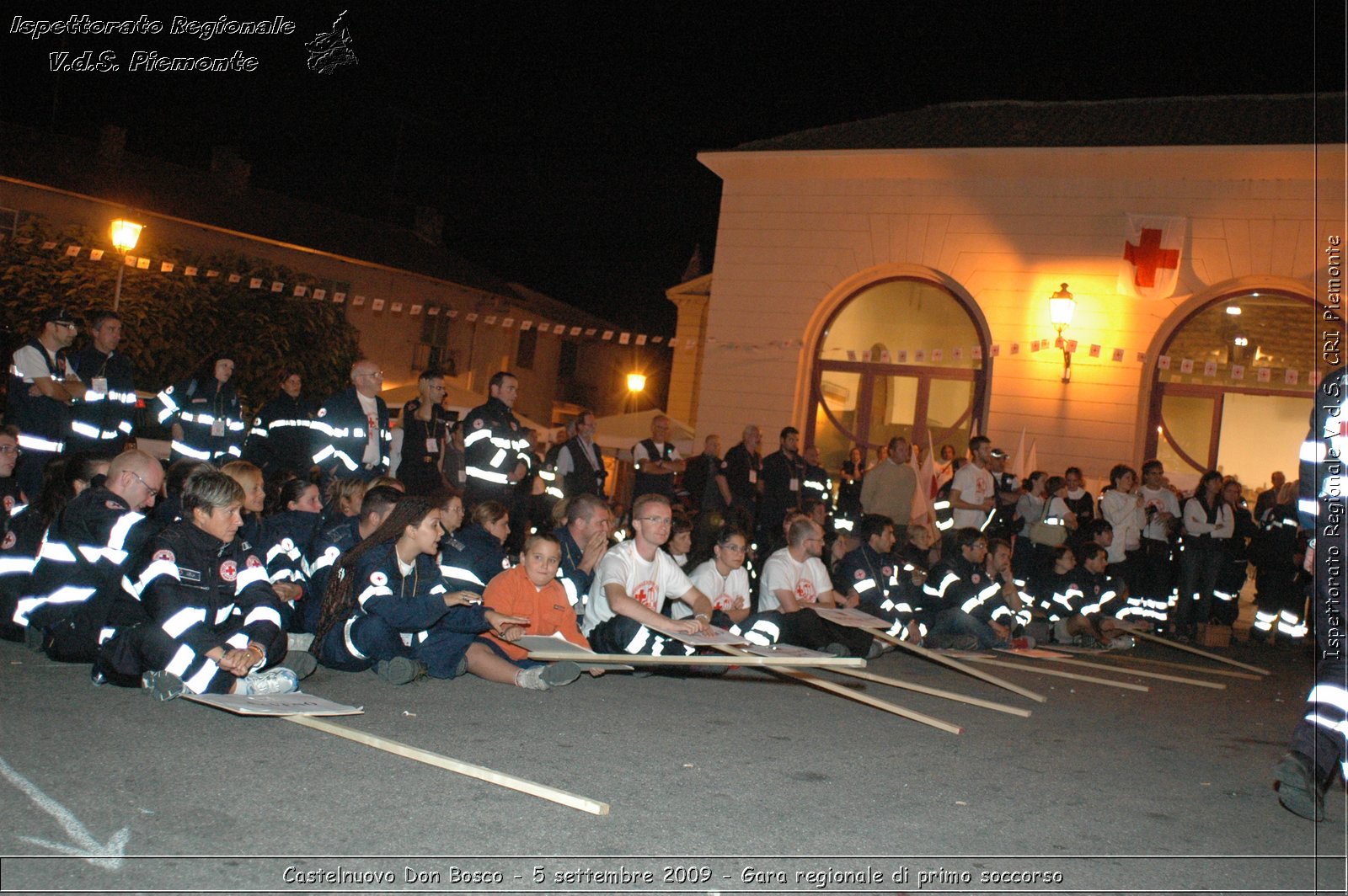 Castelnuovo Don Bosco - 5 settembre 2009 - Gara regionale di primo soccorso -  Croce Rossa Italiana - Ispettorato Regionale Volontari del Soccorso Piemonte