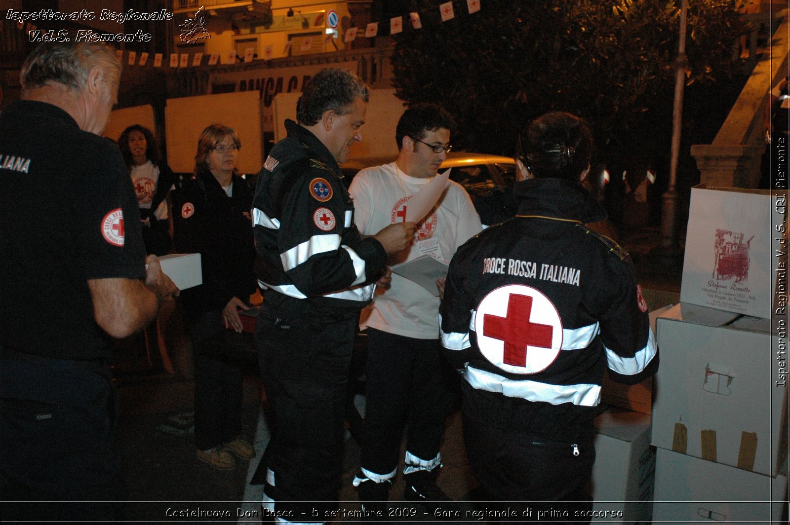 Castelnuovo Don Bosco - 5 settembre 2009 - Gara regionale di primo soccorso -  Croce Rossa Italiana - Ispettorato Regionale Volontari del Soccorso Piemonte