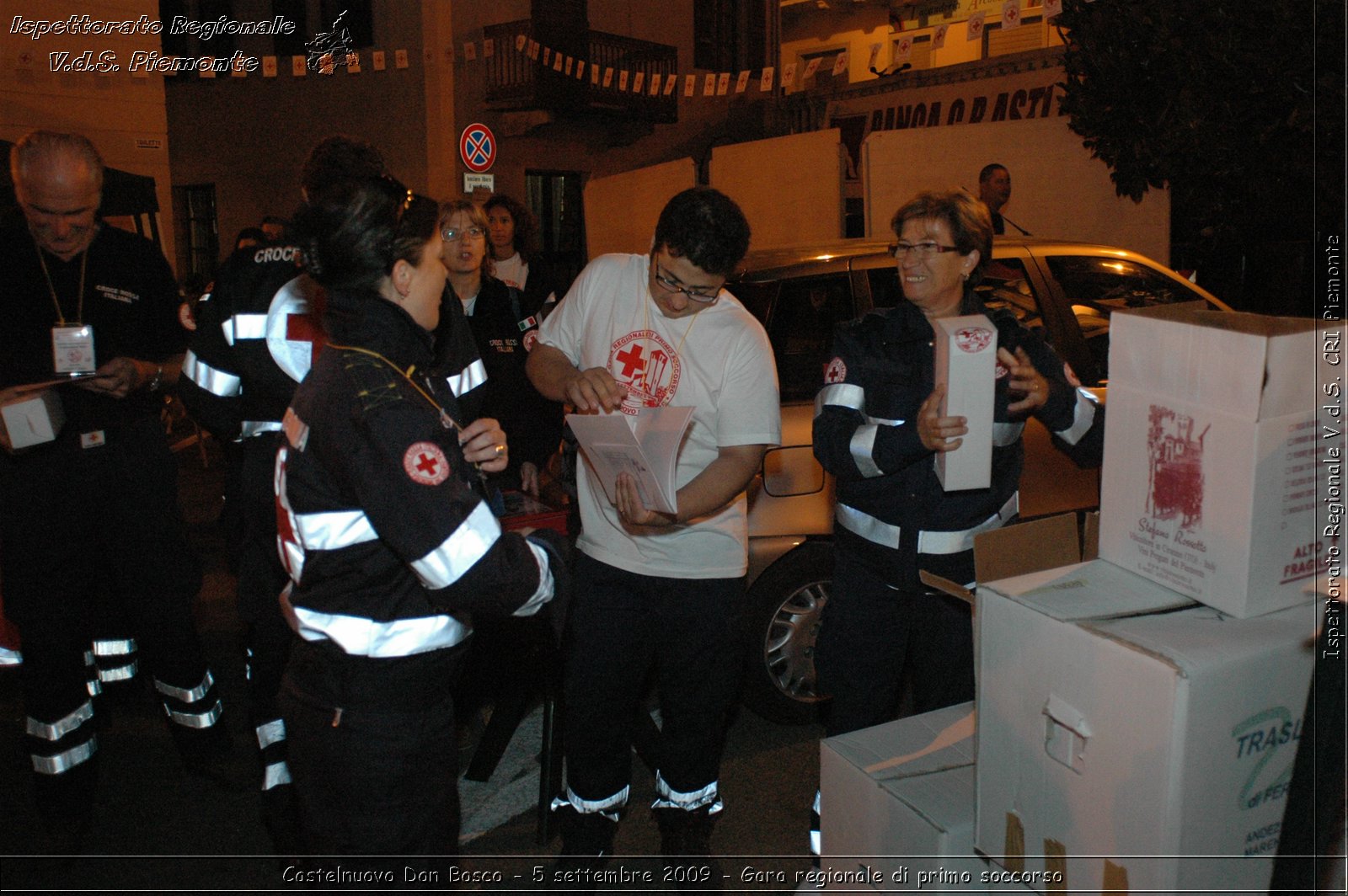 Castelnuovo Don Bosco - 5 settembre 2009 - Gara regionale di primo soccorso -  Croce Rossa Italiana - Ispettorato Regionale Volontari del Soccorso Piemonte