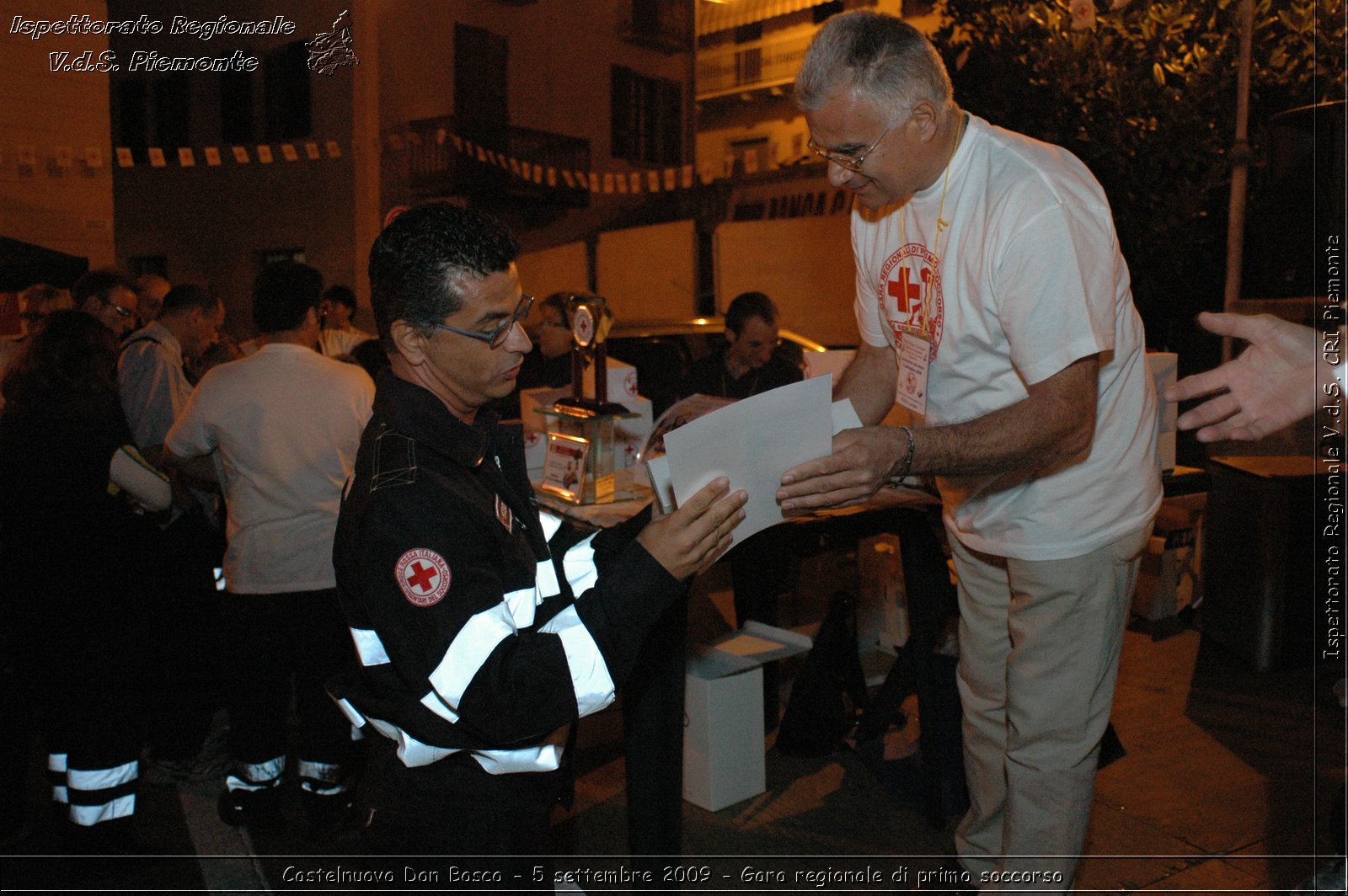 Castelnuovo Don Bosco - 5 settembre 2009 - Gara regionale di primo soccorso -  Croce Rossa Italiana - Ispettorato Regionale Volontari del Soccorso Piemonte