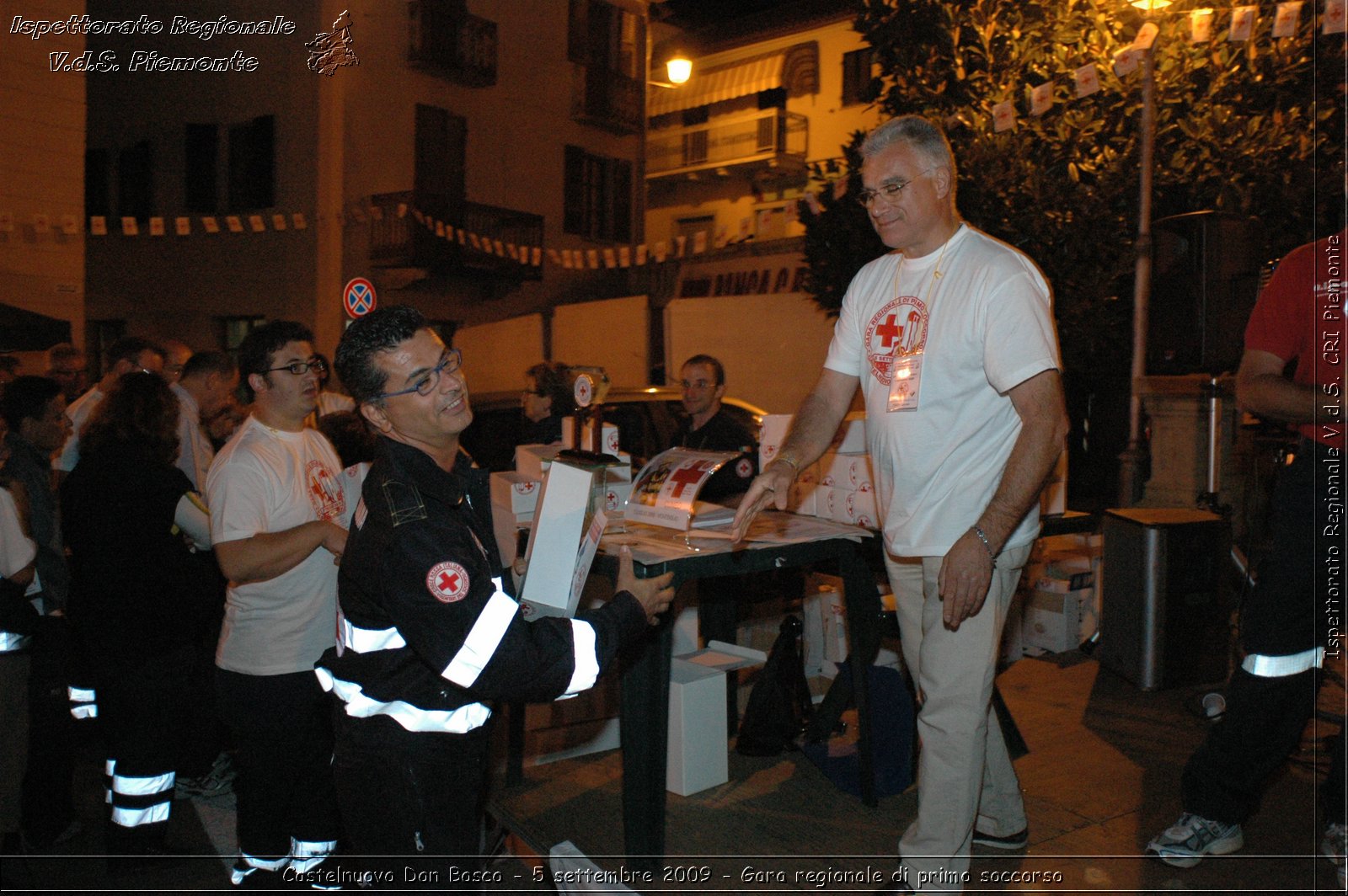 Castelnuovo Don Bosco - 5 settembre 2009 - Gara regionale di primo soccorso -  Croce Rossa Italiana - Ispettorato Regionale Volontari del Soccorso Piemonte