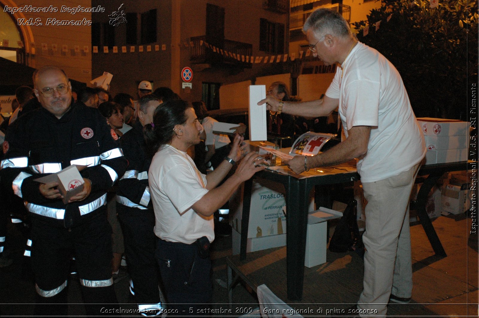 Castelnuovo Don Bosco - 5 settembre 2009 - Gara regionale di primo soccorso -  Croce Rossa Italiana - Ispettorato Regionale Volontari del Soccorso Piemonte