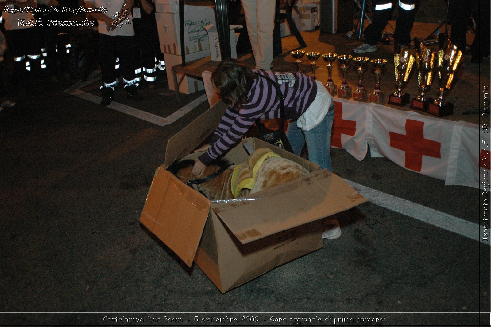 Castelnuovo Don Bosco - 5 settembre 2009 - Gara regionale di primo soccorso -  Croce Rossa Italiana - Ispettorato Regionale Volontari del Soccorso Piemonte