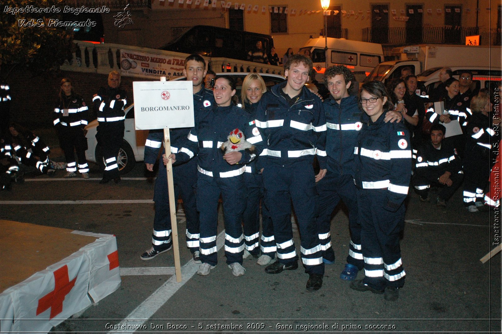 Castelnuovo Don Bosco - 5 settembre 2009 - Gara regionale di primo soccorso -  Croce Rossa Italiana - Ispettorato Regionale Volontari del Soccorso Piemonte