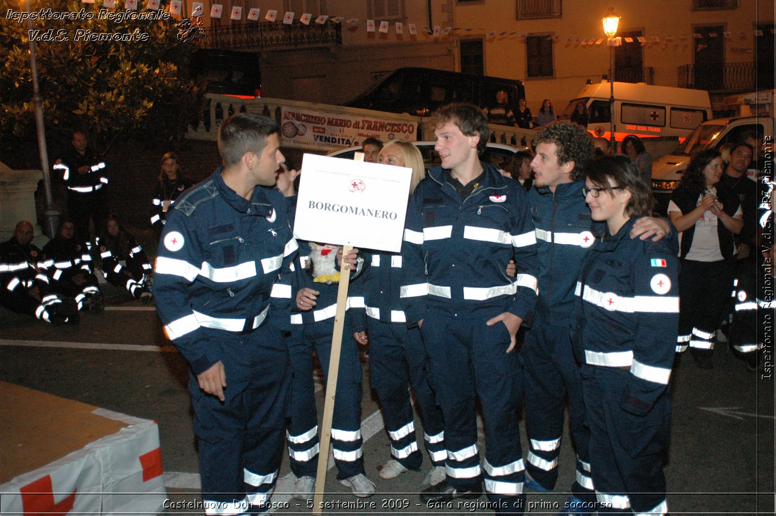 Castelnuovo Don Bosco - 5 settembre 2009 - Gara regionale di primo soccorso -  Croce Rossa Italiana - Ispettorato Regionale Volontari del Soccorso Piemonte