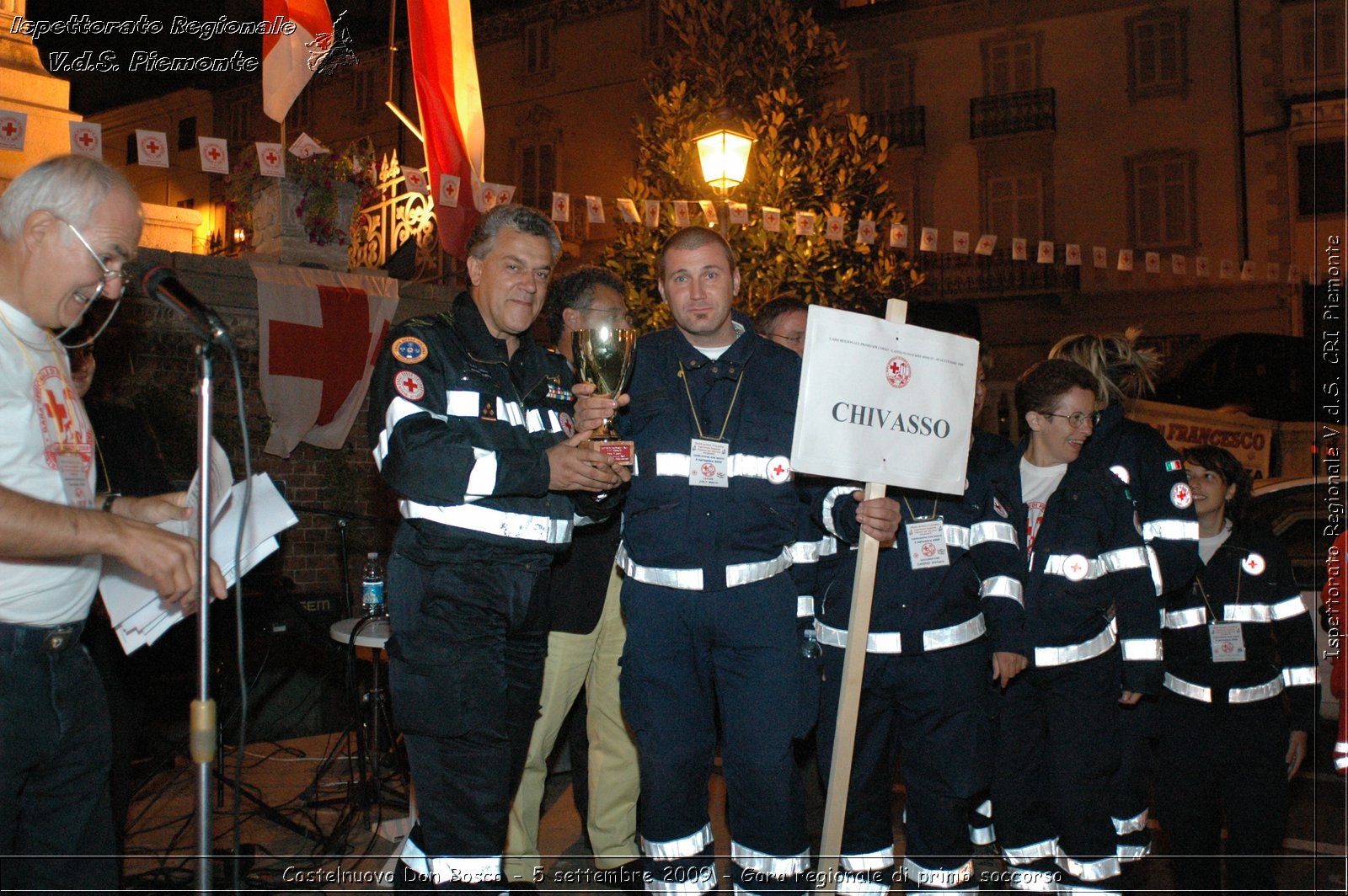 Castelnuovo Don Bosco - 5 settembre 2009 - Gara regionale di primo soccorso -  Croce Rossa Italiana - Ispettorato Regionale Volontari del Soccorso Piemonte