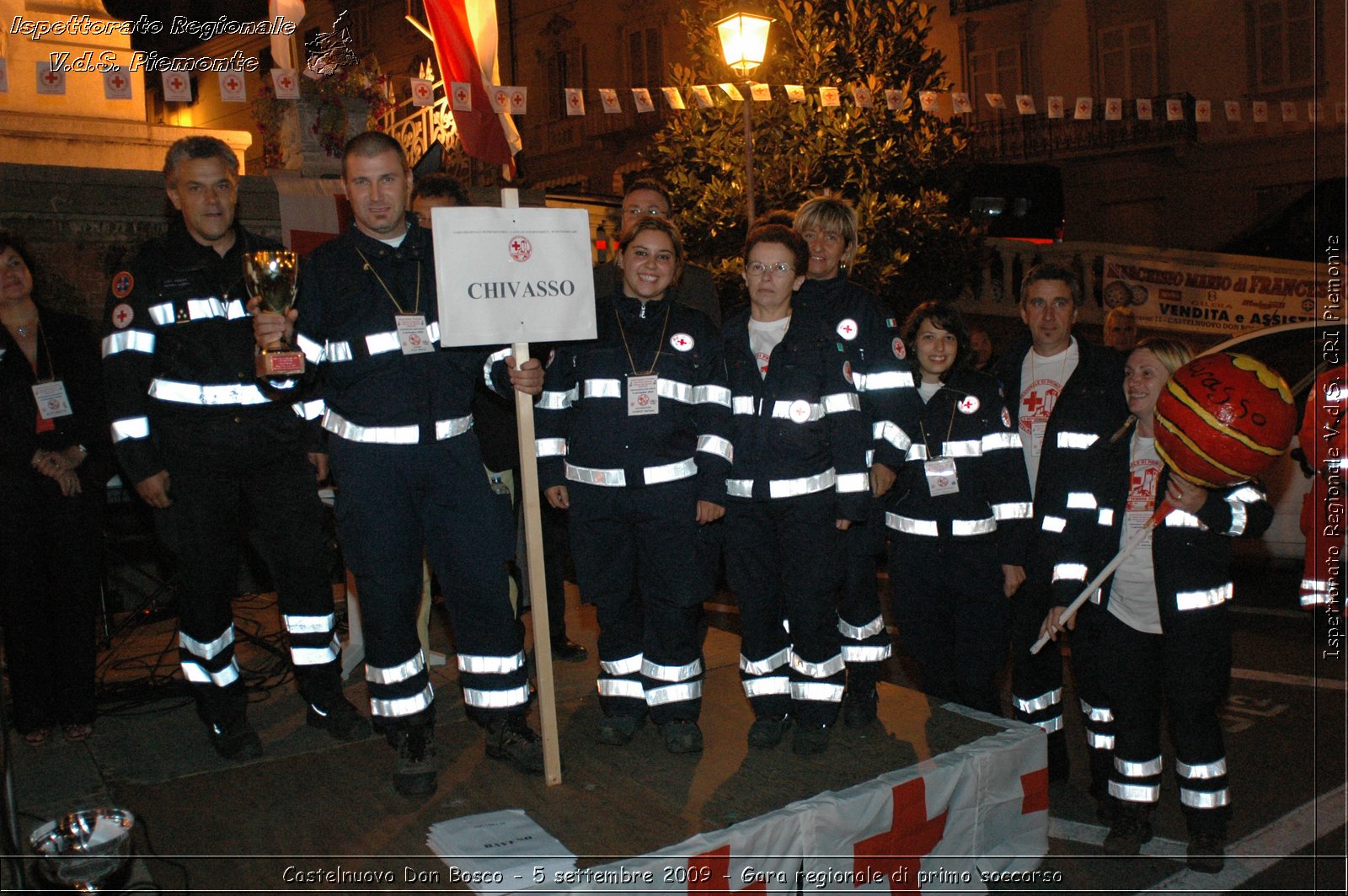 Castelnuovo Don Bosco - 5 settembre 2009 - Gara regionale di primo soccorso -  Croce Rossa Italiana - Ispettorato Regionale Volontari del Soccorso Piemonte