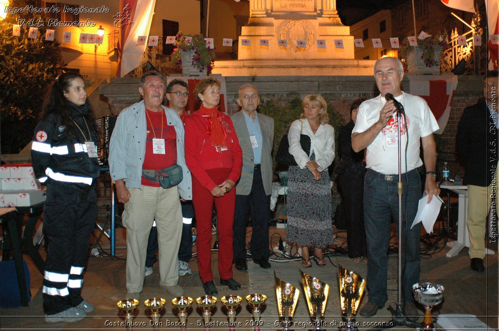 Castelnuovo Don Bosco - 5 settembre 2009 - Gara regionale di primo soccorso -  Croce Rossa Italiana - Ispettorato Regionale Volontari del Soccorso Piemonte