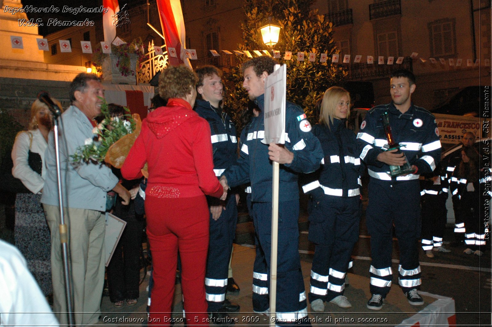 Castelnuovo Don Bosco - 5 settembre 2009 - Gara regionale di primo soccorso -  Croce Rossa Italiana - Ispettorato Regionale Volontari del Soccorso Piemonte