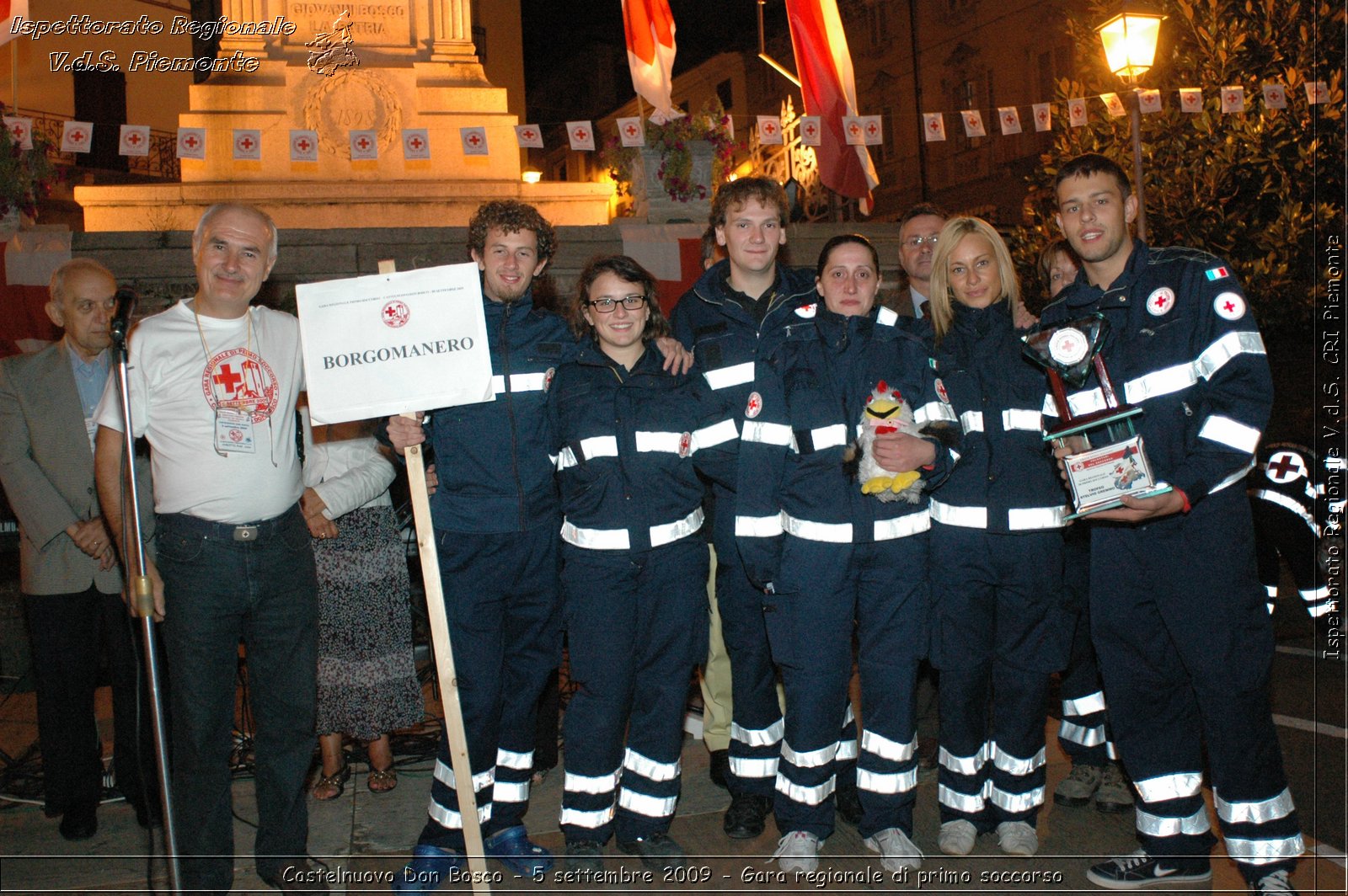 Castelnuovo Don Bosco - 5 settembre 2009 - Gara regionale di primo soccorso -  Croce Rossa Italiana - Ispettorato Regionale Volontari del Soccorso Piemonte