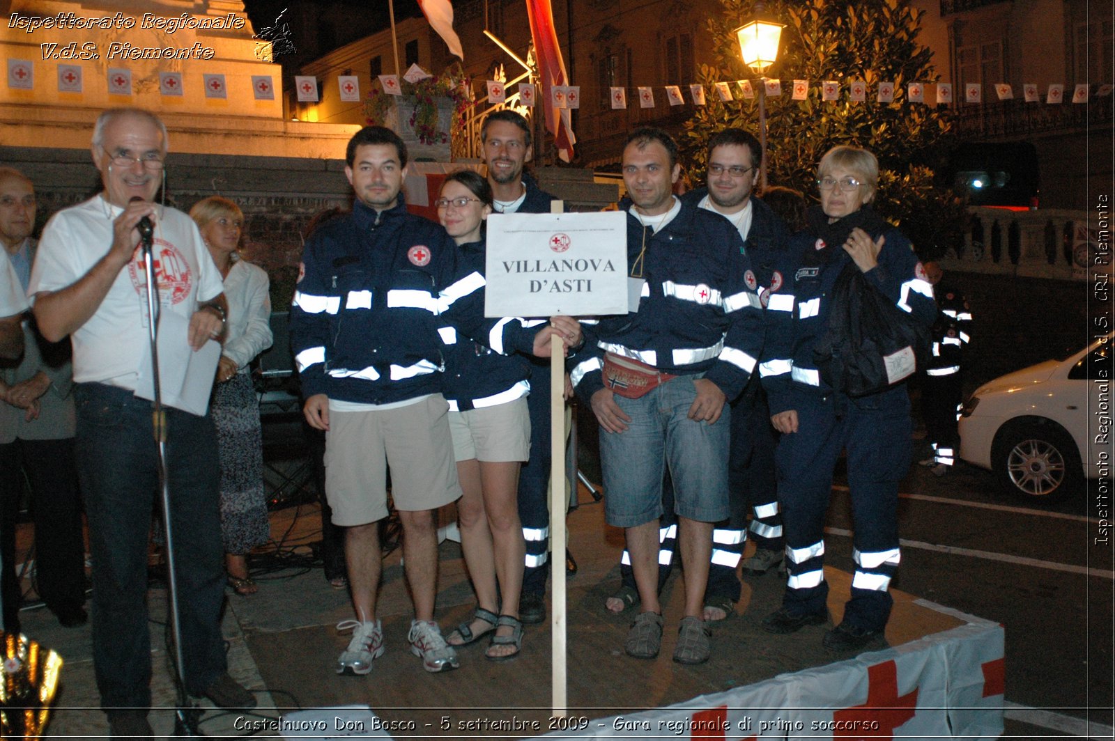 Castelnuovo Don Bosco - 5 settembre 2009 - Gara regionale di primo soccorso -  Croce Rossa Italiana - Ispettorato Regionale Volontari del Soccorso Piemonte