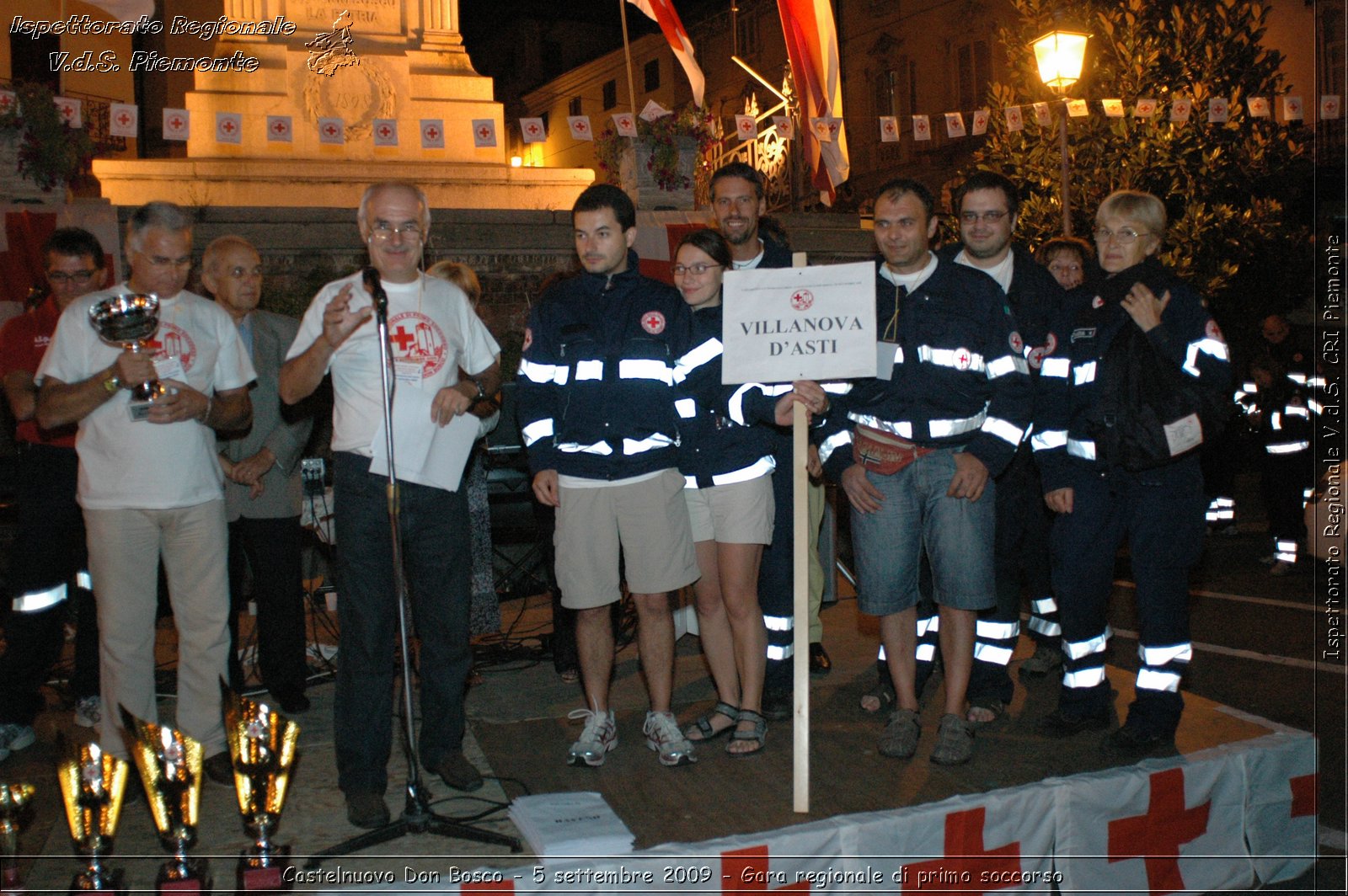 Castelnuovo Don Bosco - 5 settembre 2009 - Gara regionale di primo soccorso -  Croce Rossa Italiana - Ispettorato Regionale Volontari del Soccorso Piemonte