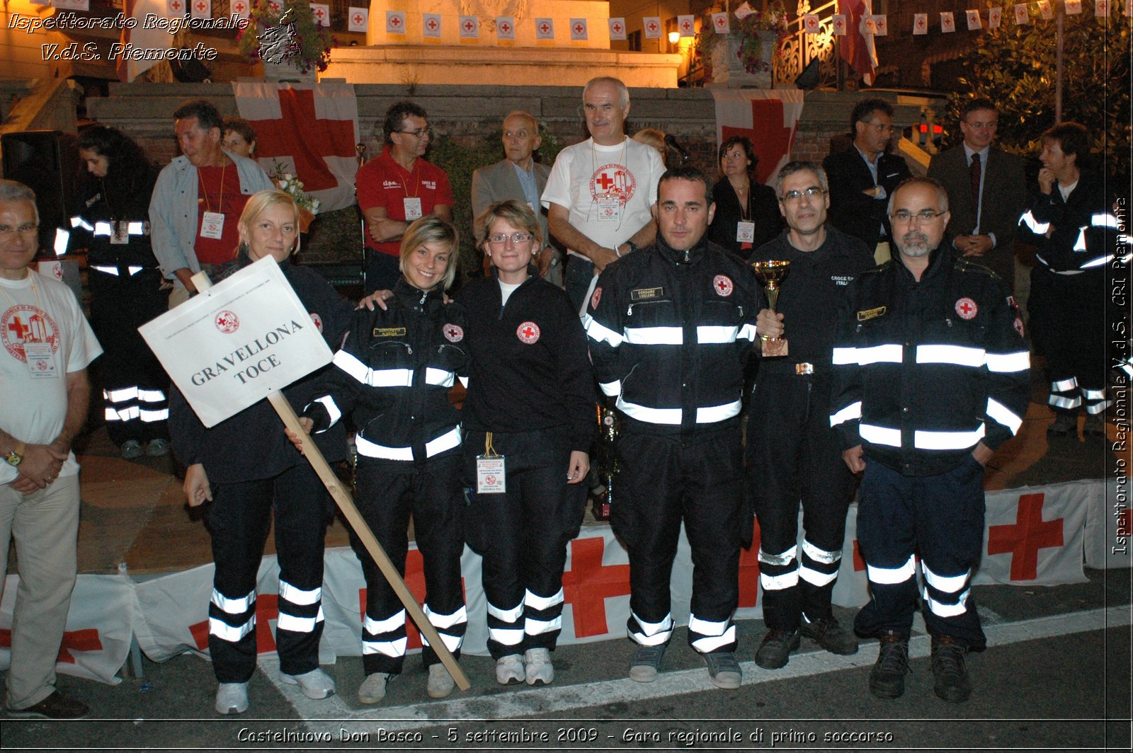 Castelnuovo Don Bosco - 5 settembre 2009 - Gara regionale di primo soccorso -  Croce Rossa Italiana - Ispettorato Regionale Volontari del Soccorso Piemonte