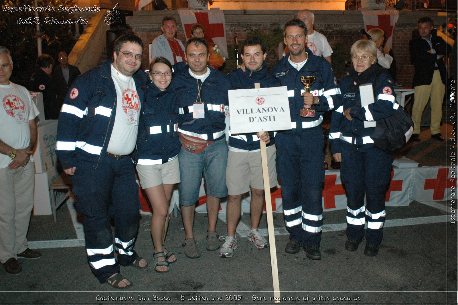 Castelnuovo Don Bosco - 5 settembre 2009 - Gara regionale di primo soccorso -  Croce Rossa Italiana - Ispettorato Regionale Volontari del Soccorso Piemonte