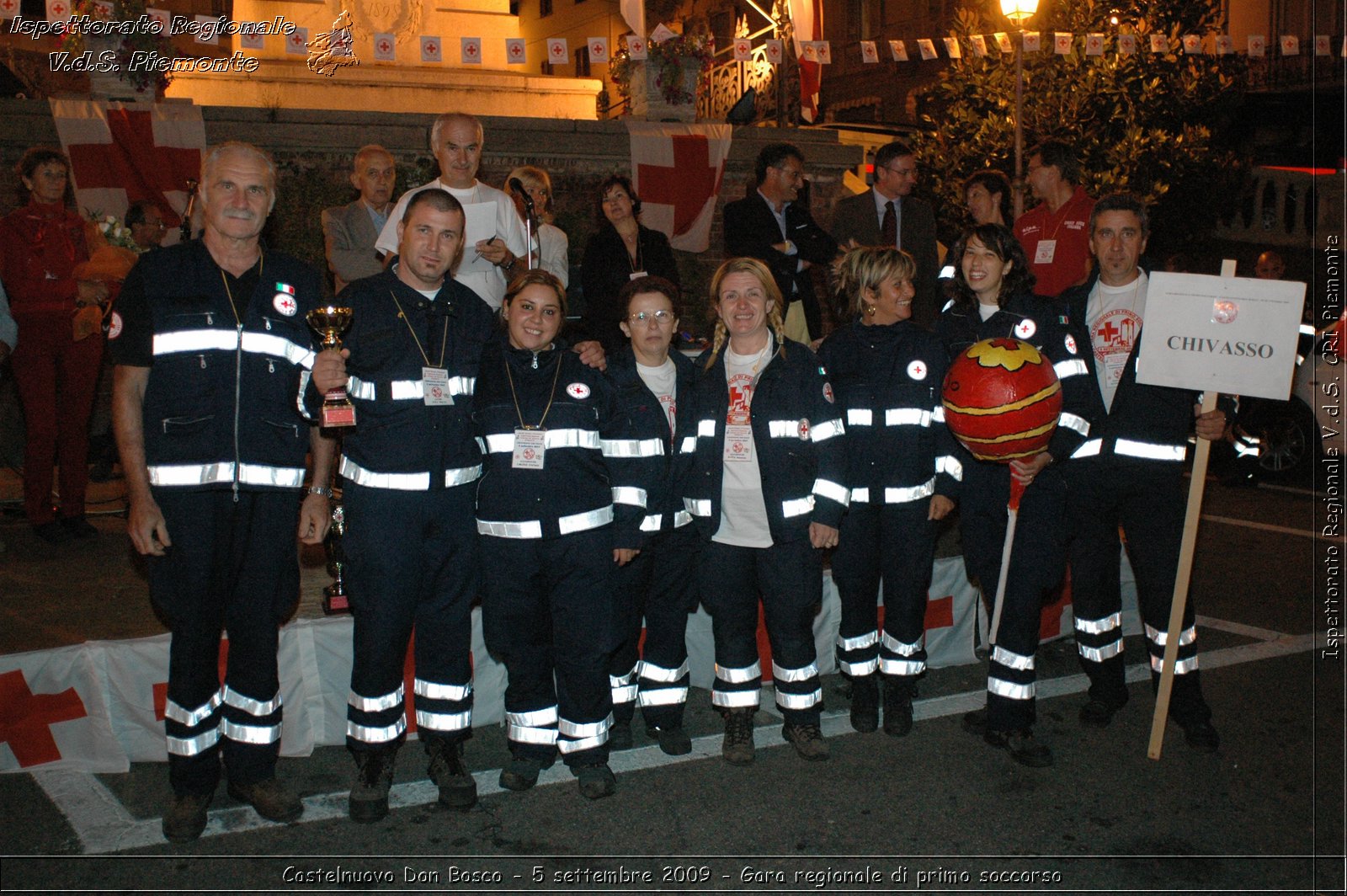 Castelnuovo Don Bosco - 5 settembre 2009 - Gara regionale di primo soccorso -  Croce Rossa Italiana - Ispettorato Regionale Volontari del Soccorso Piemonte