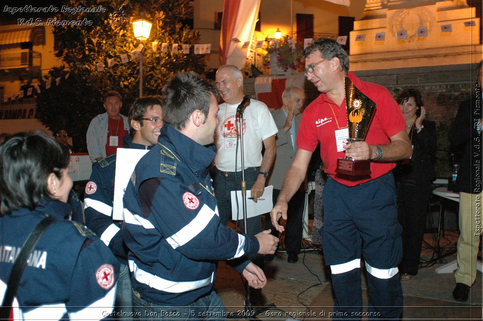 Castelnuovo Don Bosco - 5 settembre 2009 - Gara regionale di primo soccorso -  Croce Rossa Italiana - Ispettorato Regionale Volontari del Soccorso Piemonte