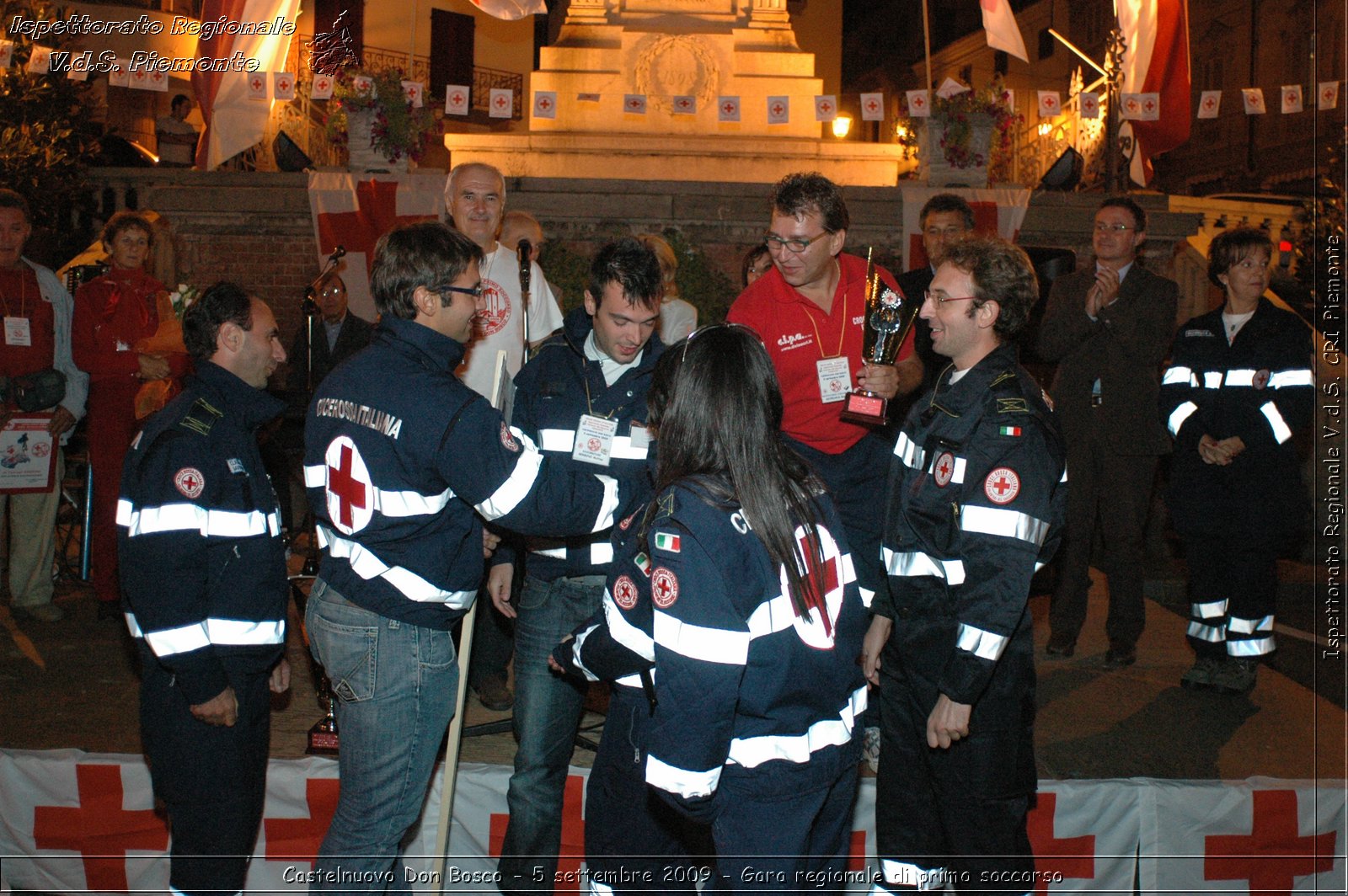 Castelnuovo Don Bosco - 5 settembre 2009 - Gara regionale di primo soccorso -  Croce Rossa Italiana - Ispettorato Regionale Volontari del Soccorso Piemonte