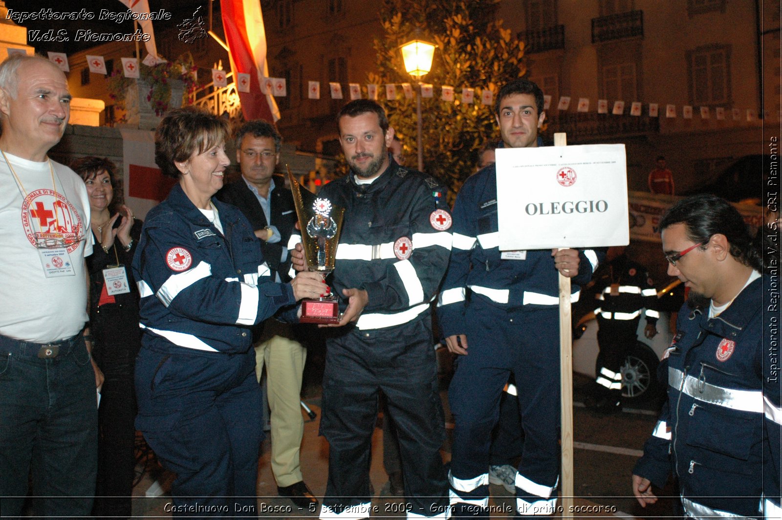 Castelnuovo Don Bosco - 5 settembre 2009 - Gara regionale di primo soccorso -  Croce Rossa Italiana - Ispettorato Regionale Volontari del Soccorso Piemonte