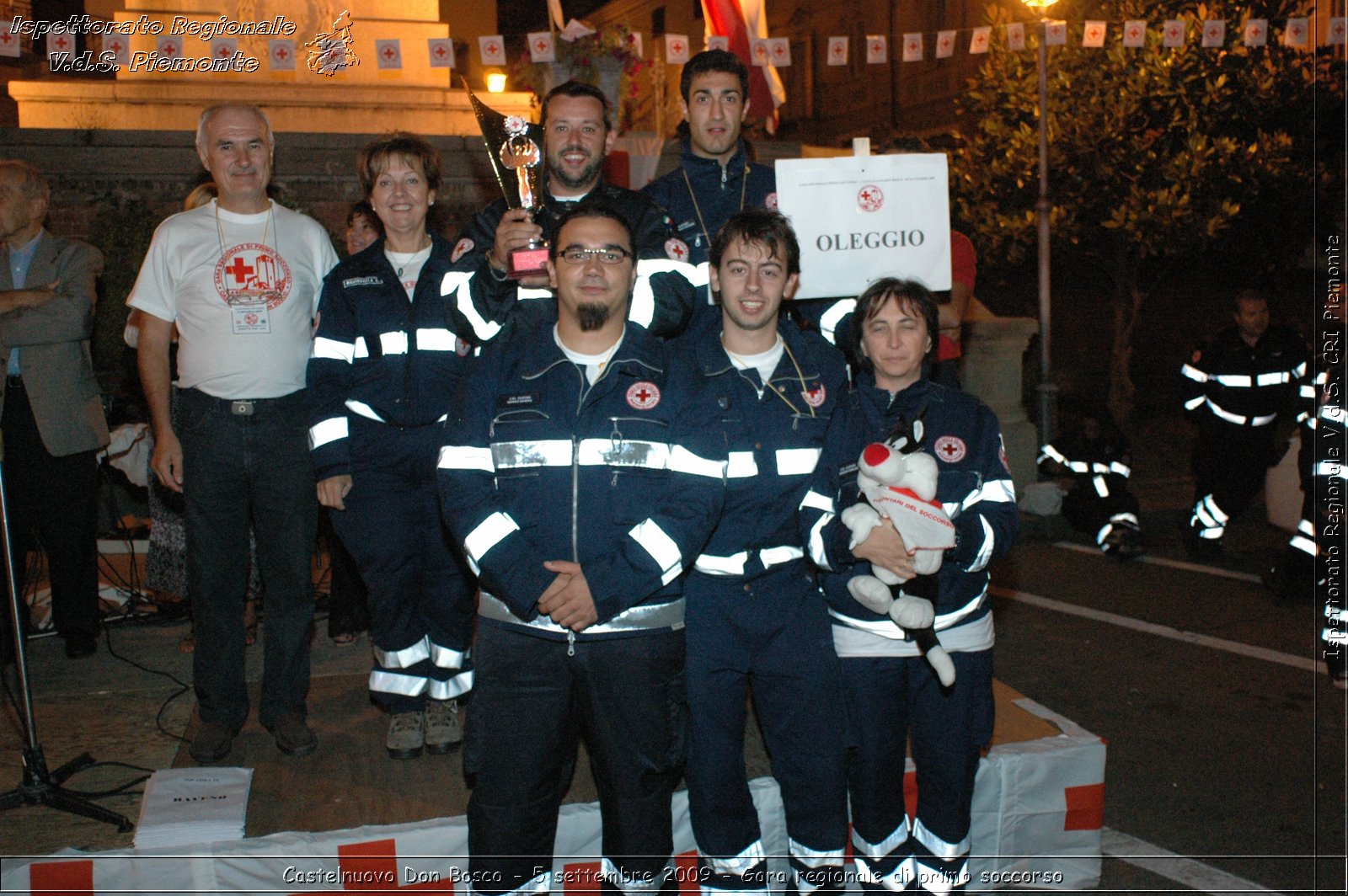 Castelnuovo Don Bosco - 5 settembre 2009 - Gara regionale di primo soccorso -  Croce Rossa Italiana - Ispettorato Regionale Volontari del Soccorso Piemonte