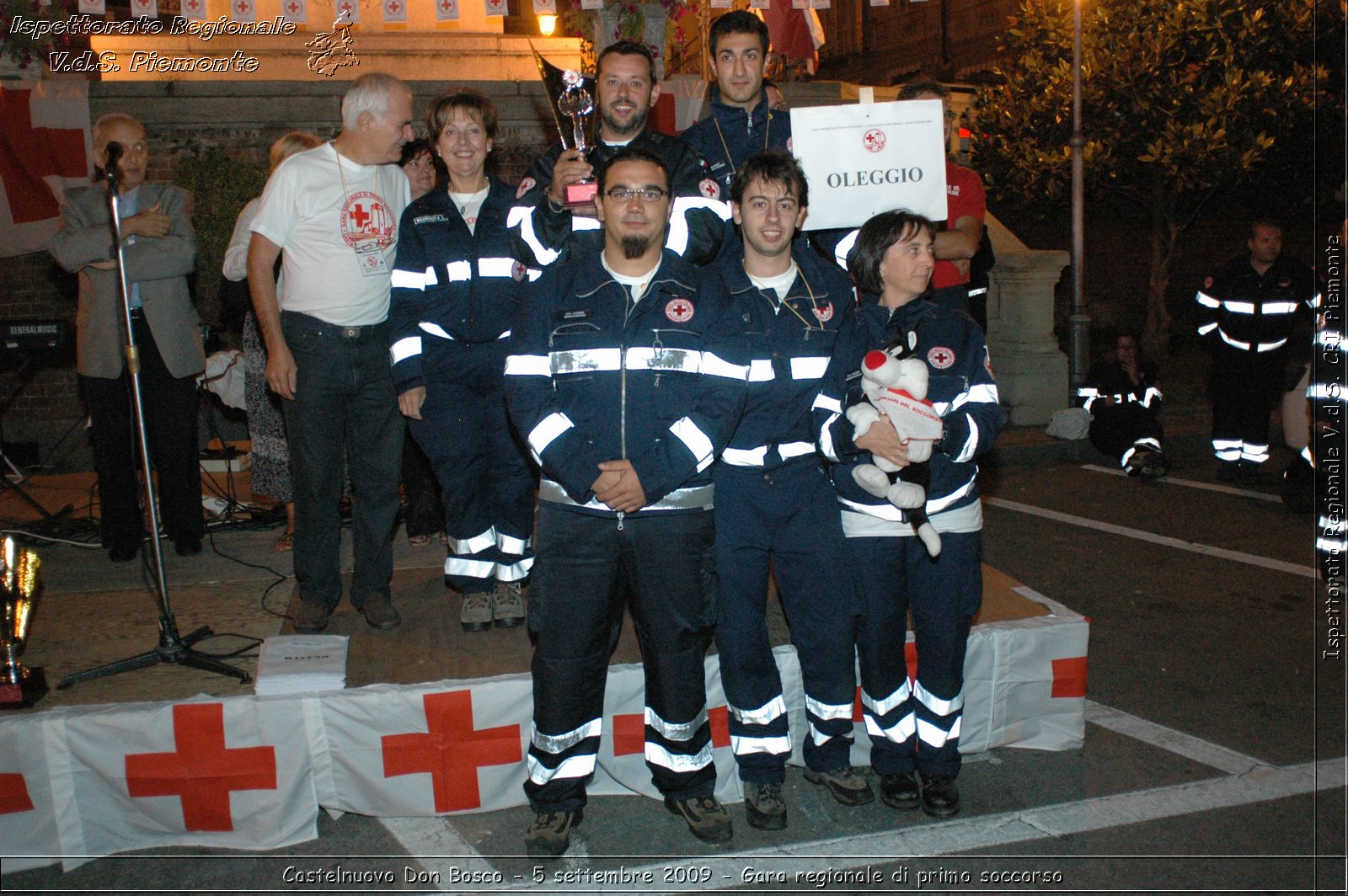 Castelnuovo Don Bosco - 5 settembre 2009 - Gara regionale di primo soccorso -  Croce Rossa Italiana - Ispettorato Regionale Volontari del Soccorso Piemonte