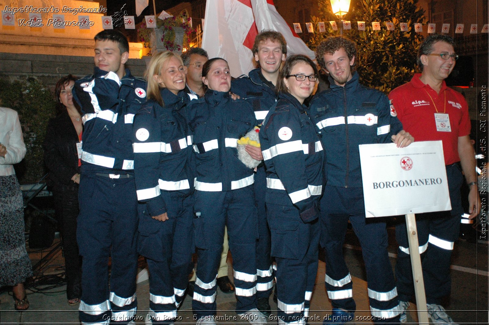 Castelnuovo Don Bosco - 5 settembre 2009 - Gara regionale di primo soccorso -  Croce Rossa Italiana - Ispettorato Regionale Volontari del Soccorso Piemonte