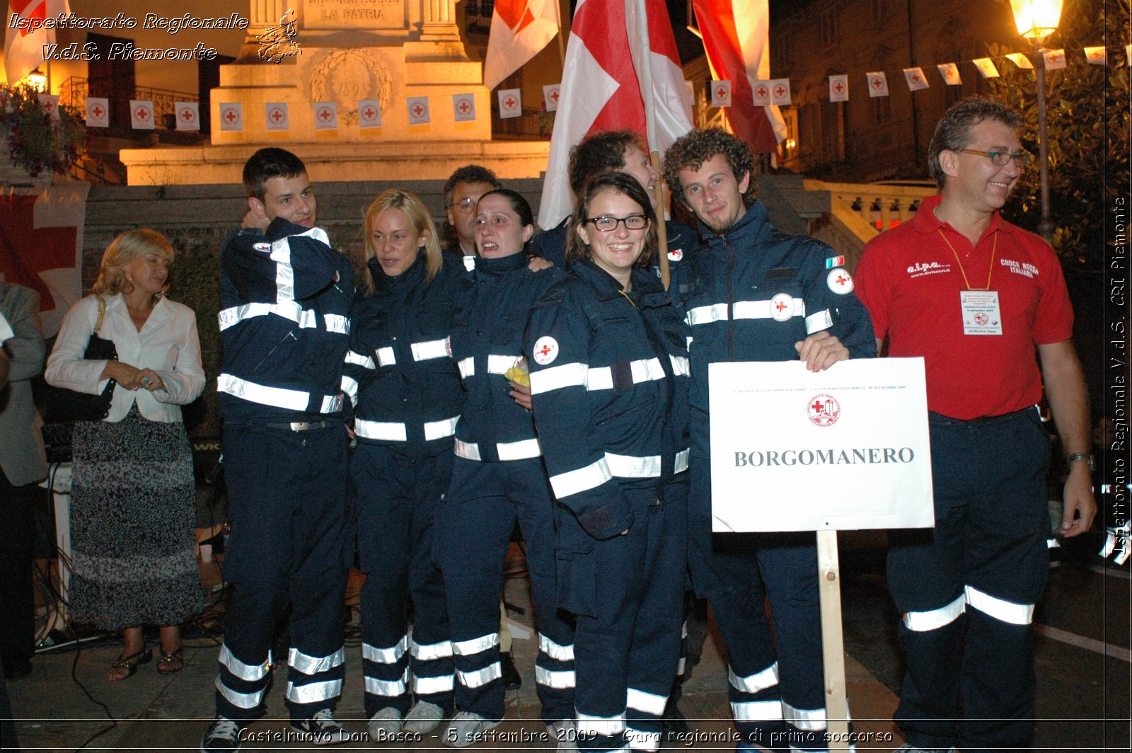 Castelnuovo Don Bosco - 5 settembre 2009 - Gara regionale di primo soccorso -  Croce Rossa Italiana - Ispettorato Regionale Volontari del Soccorso Piemonte