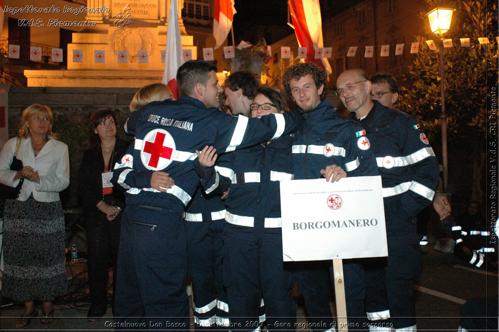 Castelnuovo Don Bosco - 5 settembre 2009 - Gara regionale di primo soccorso -  Croce Rossa Italiana - Ispettorato Regionale Volontari del Soccorso Piemonte