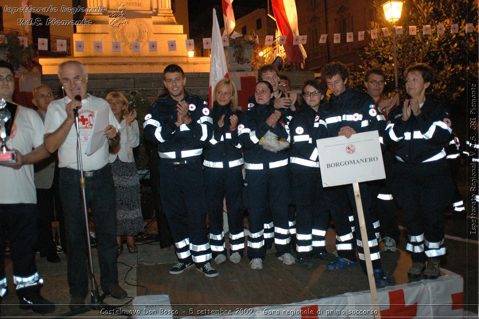 Castelnuovo Don Bosco - 5 settembre 2009 - Gara regionale di primo soccorso -  Croce Rossa Italiana - Ispettorato Regionale Volontari del Soccorso Piemonte