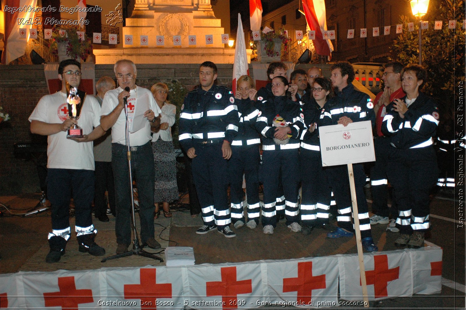 Castelnuovo Don Bosco - 5 settembre 2009 - Gara regionale di primo soccorso -  Croce Rossa Italiana - Ispettorato Regionale Volontari del Soccorso Piemonte