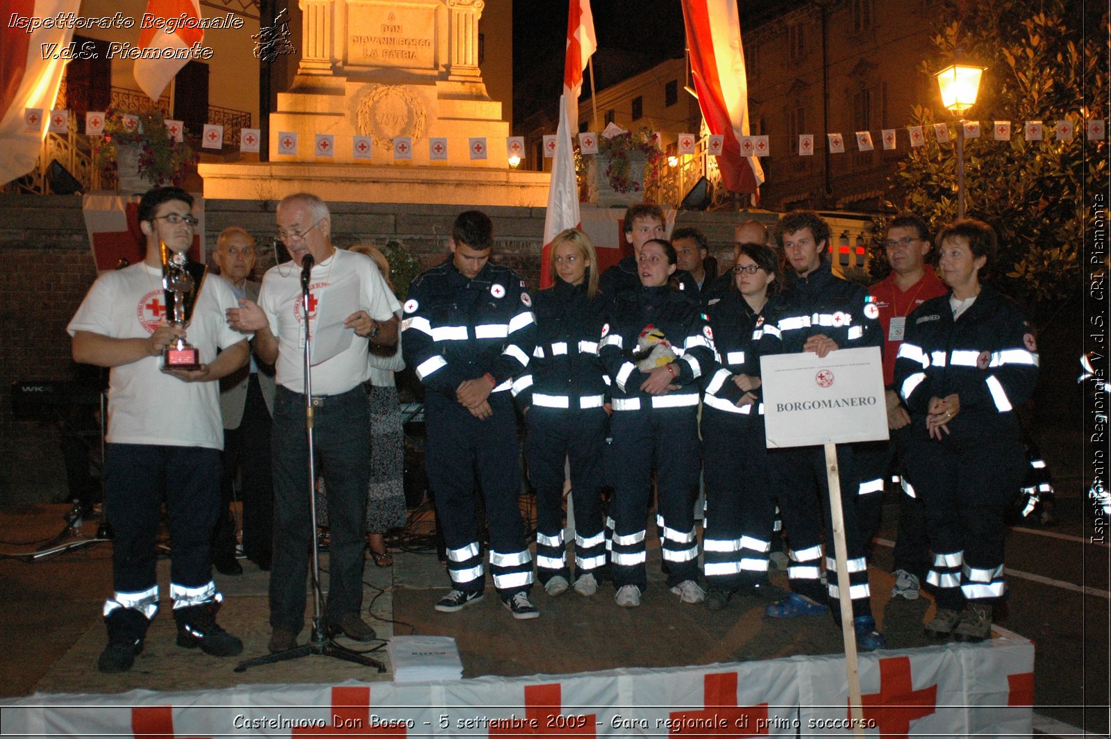 Castelnuovo Don Bosco - 5 settembre 2009 - Gara regionale di primo soccorso -  Croce Rossa Italiana - Ispettorato Regionale Volontari del Soccorso Piemonte