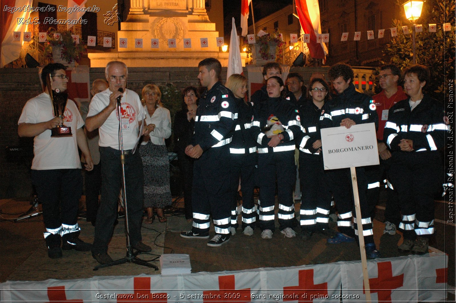 Castelnuovo Don Bosco - 5 settembre 2009 - Gara regionale di primo soccorso -  Croce Rossa Italiana - Ispettorato Regionale Volontari del Soccorso Piemonte