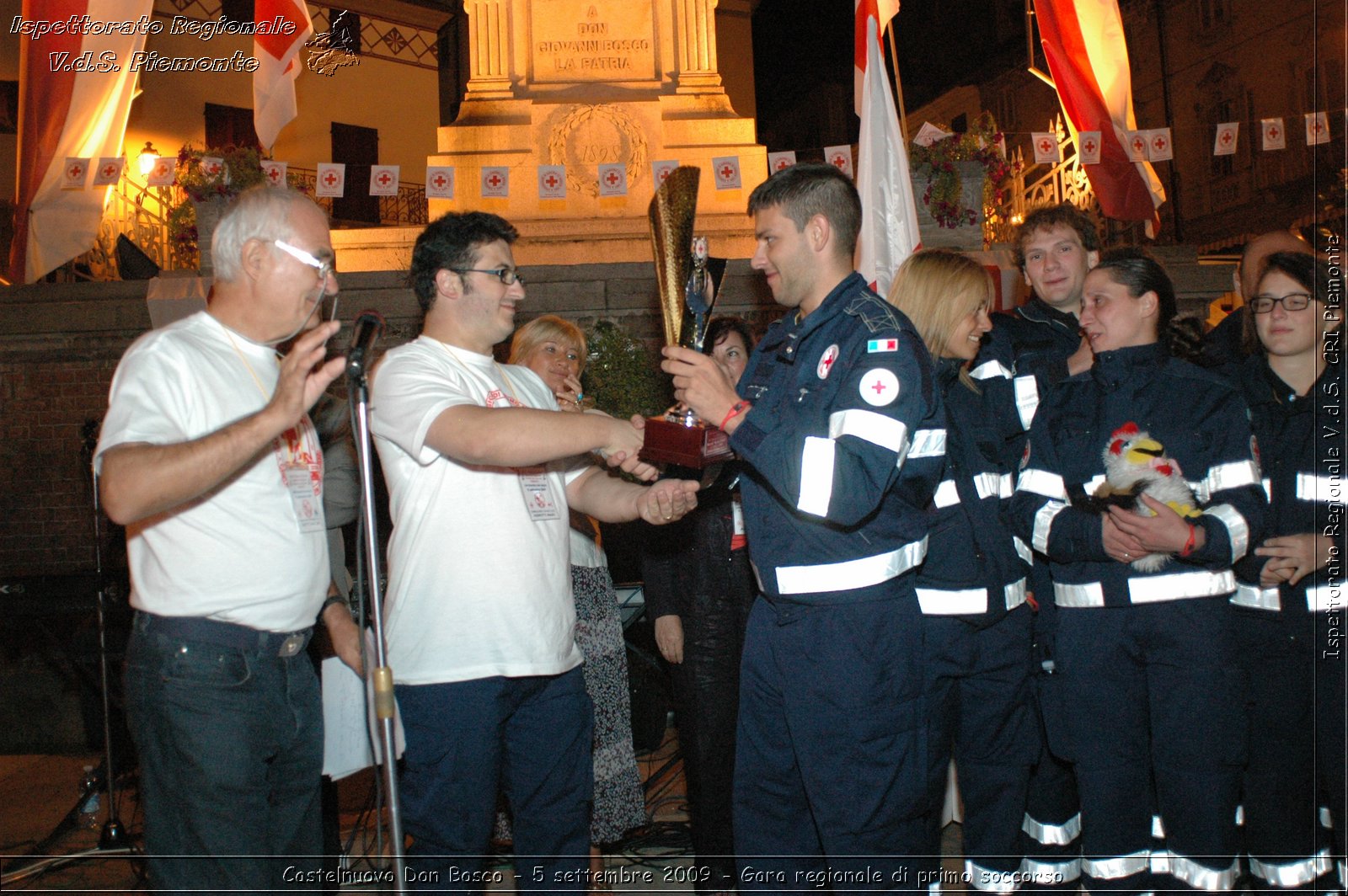 Castelnuovo Don Bosco - 5 settembre 2009 - Gara regionale di primo soccorso -  Croce Rossa Italiana - Ispettorato Regionale Volontari del Soccorso Piemonte