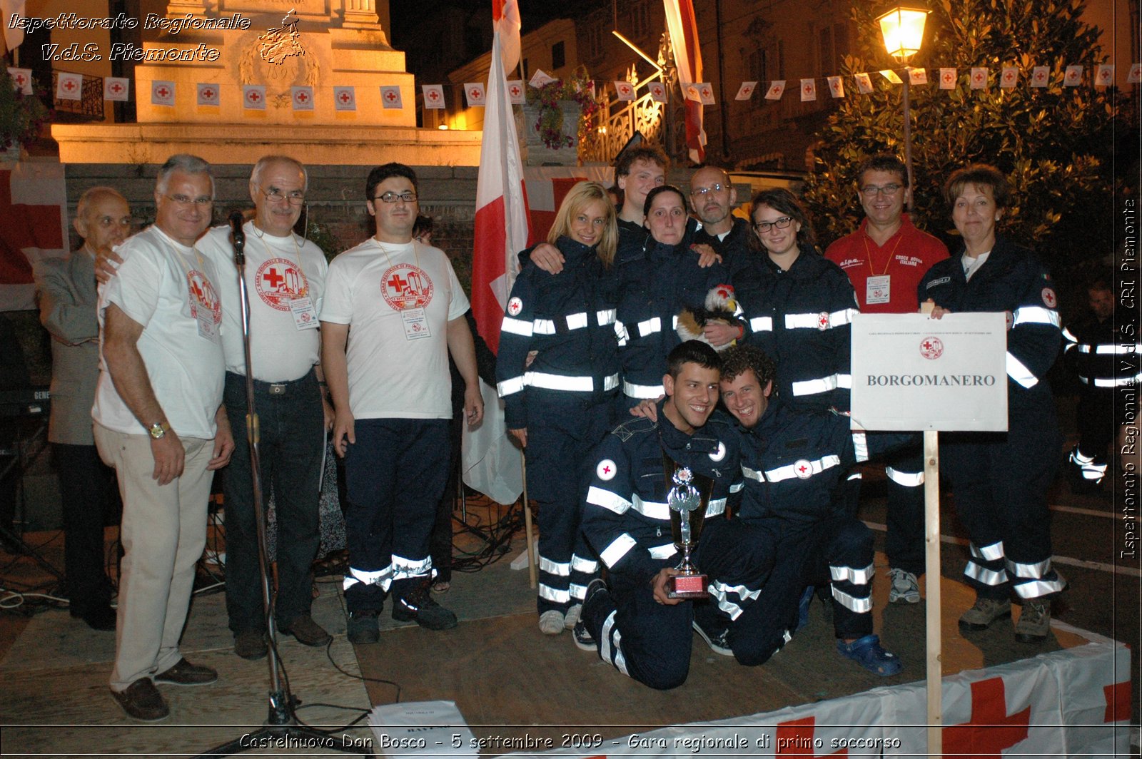 Castelnuovo Don Bosco - 5 settembre 2009 - Gara regionale di primo soccorso -  Croce Rossa Italiana - Ispettorato Regionale Volontari del Soccorso Piemonte