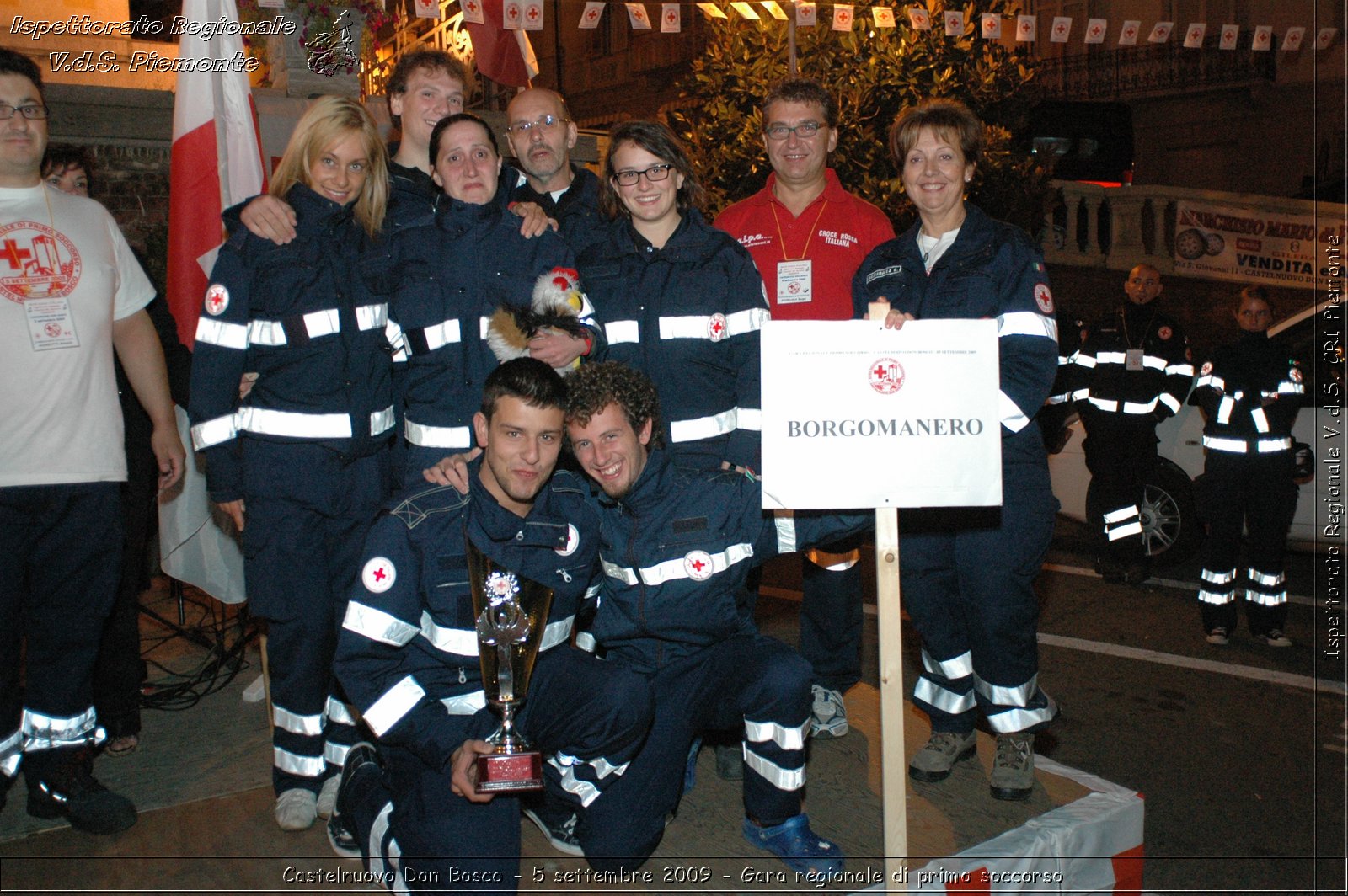 Castelnuovo Don Bosco - 5 settembre 2009 - Gara regionale di primo soccorso -  Croce Rossa Italiana - Ispettorato Regionale Volontari del Soccorso Piemonte