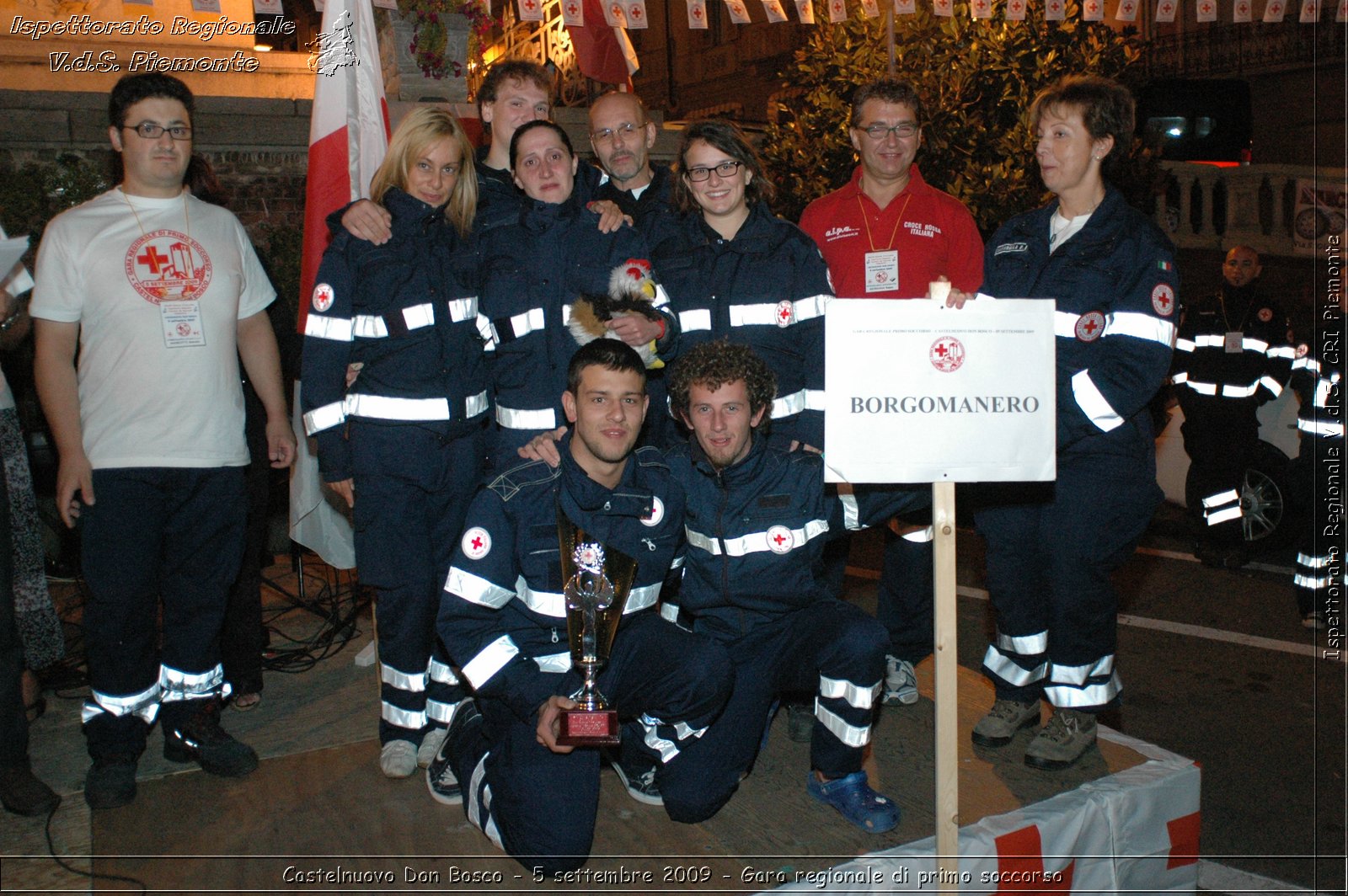 Castelnuovo Don Bosco - 5 settembre 2009 - Gara regionale di primo soccorso -  Croce Rossa Italiana - Ispettorato Regionale Volontari del Soccorso Piemonte